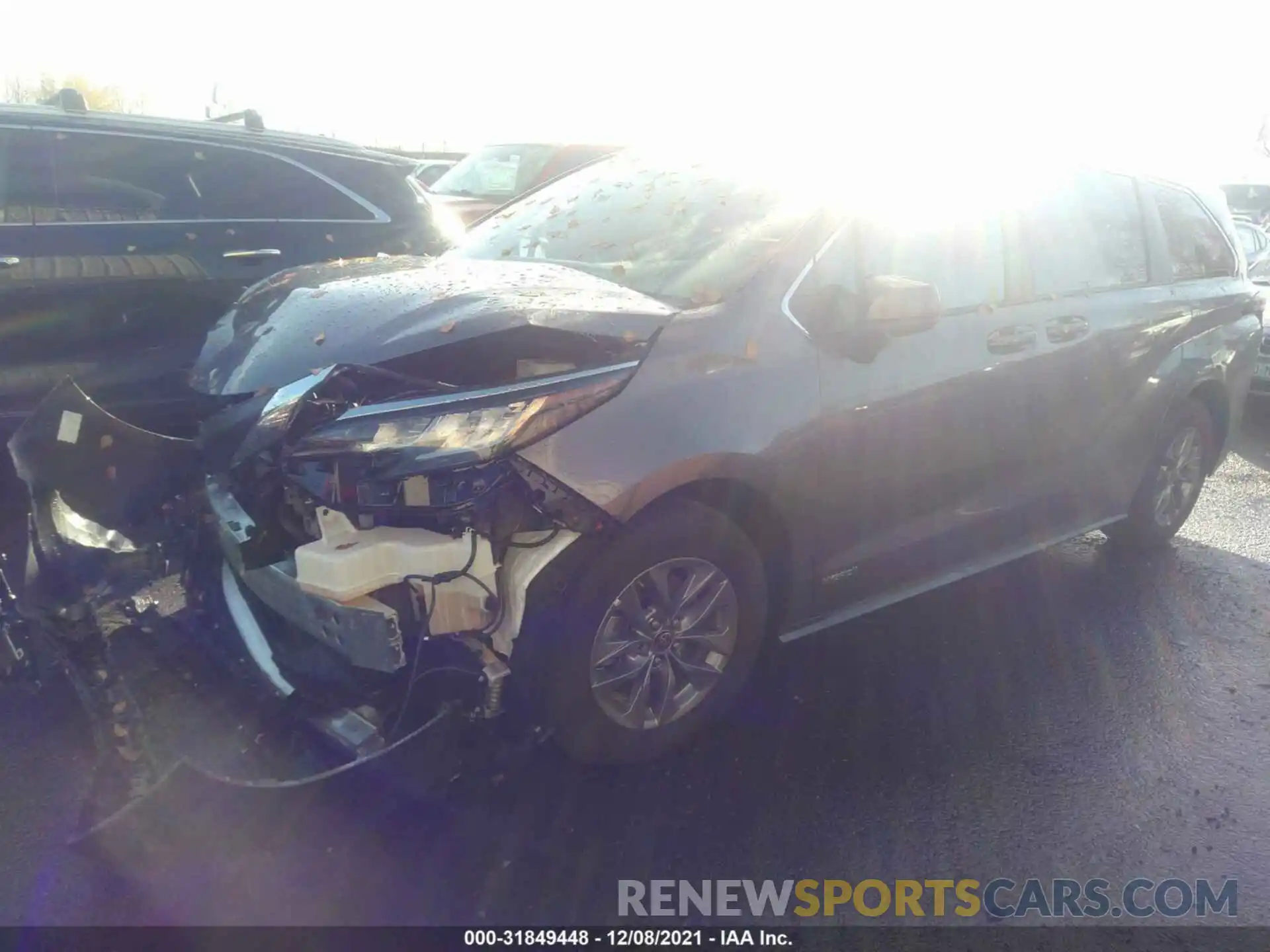 2 Photograph of a damaged car 5TDKSKFC8MS021875 TOYOTA SIENNA 2021