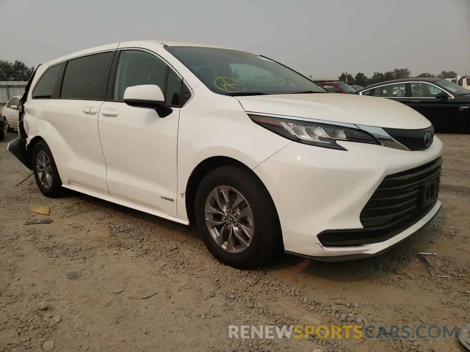 1 Photograph of a damaged car 5TDKSKFCXMS003720 TOYOTA SIENNA 2021