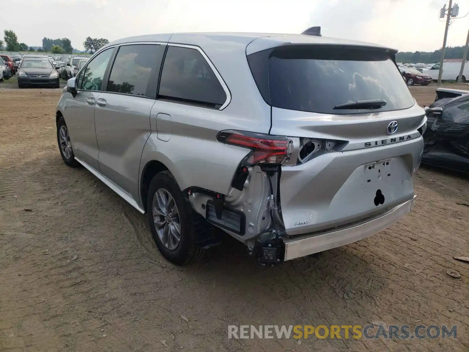 3 Photograph of a damaged car 5TDKSKFCXMS010697 TOYOTA SIENNA 2021