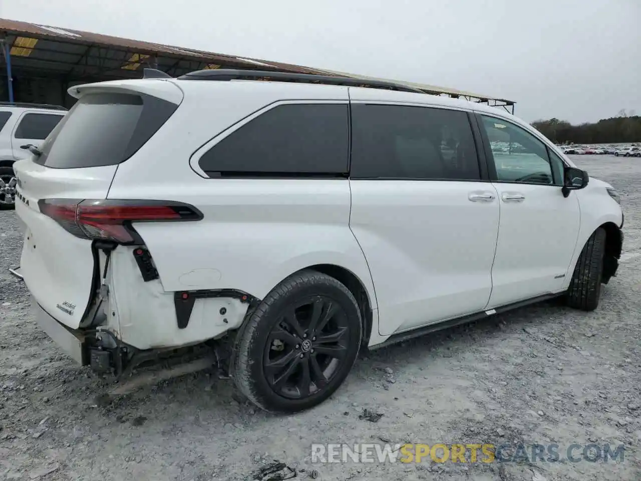 3 Фотография поврежденного автомобиля 5TDXRKEC0MS009111 TOYOTA SIENNA 2021