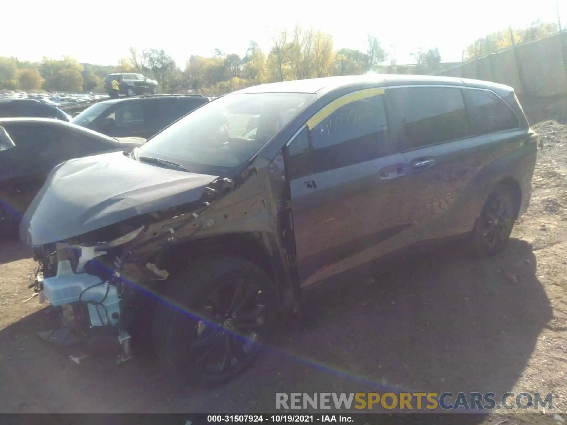 2 Photograph of a damaged car 5TDXRKEC0MS009674 TOYOTA SIENNA 2021