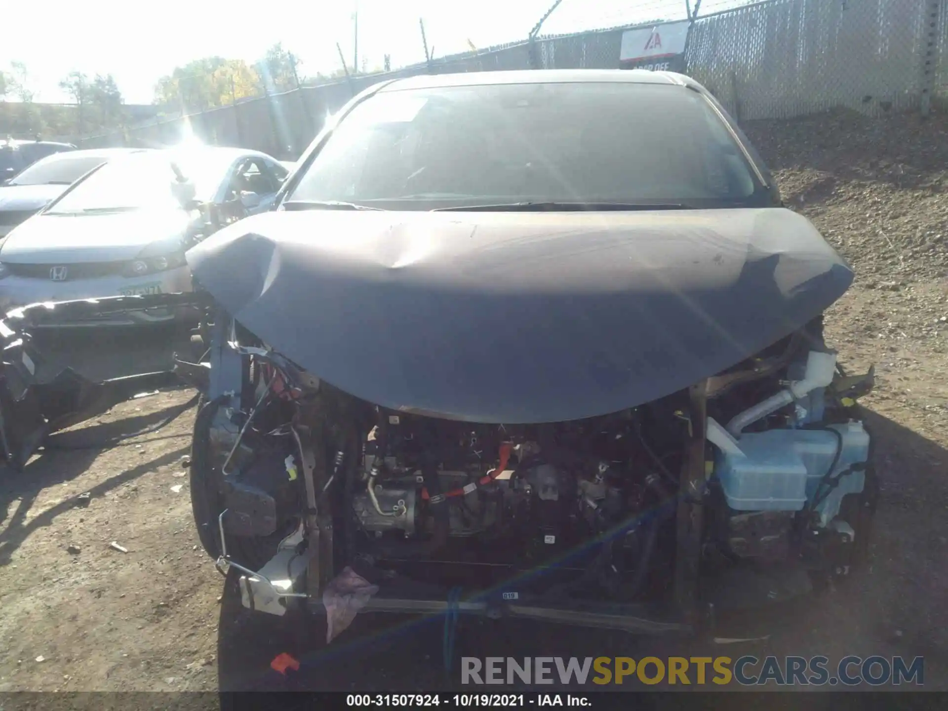 6 Фотография поврежденного автомобиля 5TDXRKEC0MS009674 TOYOTA SIENNA 2021