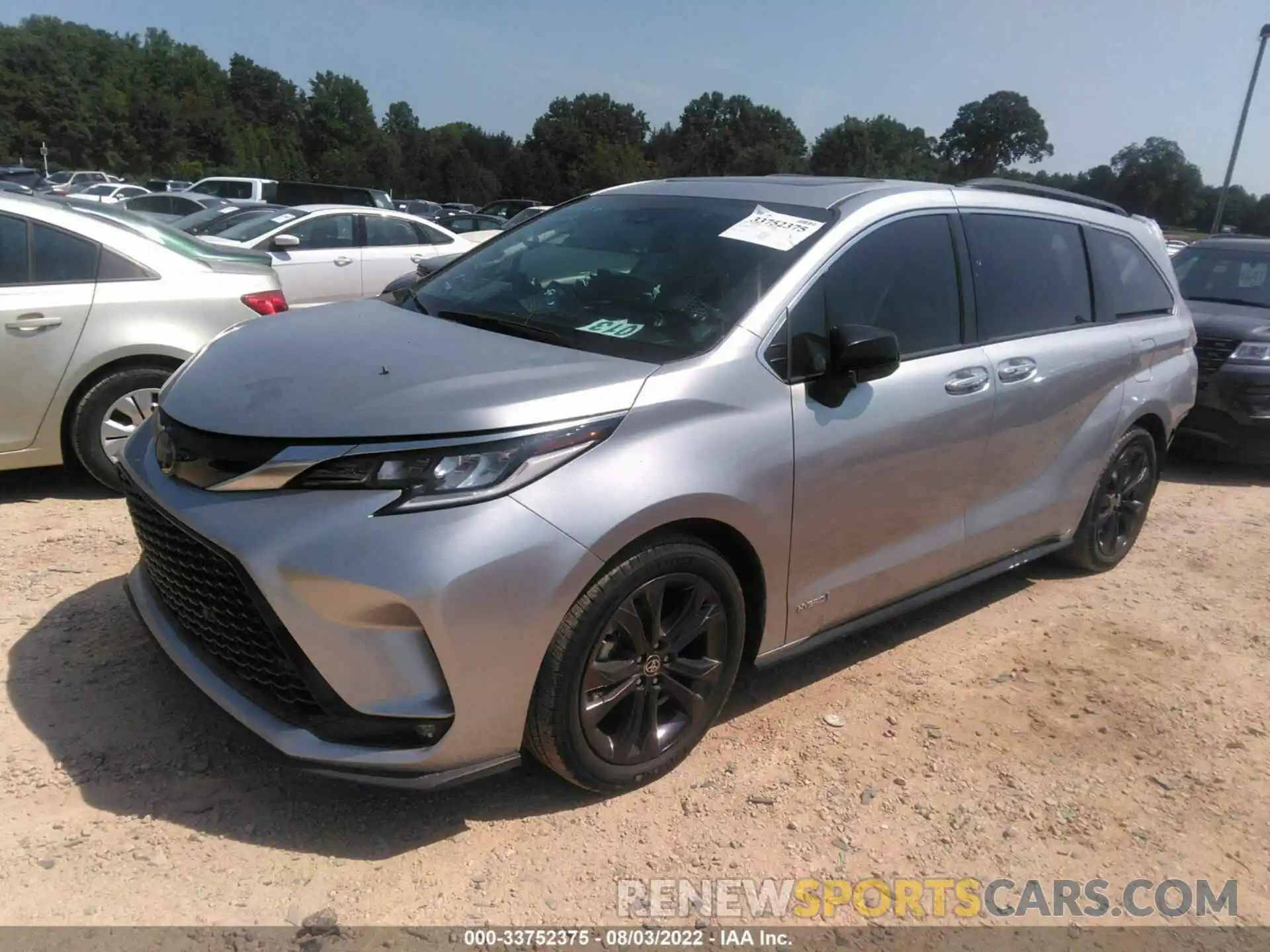 2 Photograph of a damaged car 5TDXRKEC0MS035594 TOYOTA SIENNA 2021