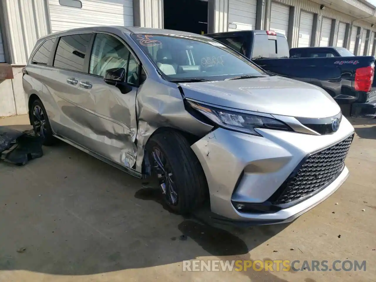 9 Photograph of a damaged car 5TDXRKEC4MS048901 TOYOTA SIENNA 2021