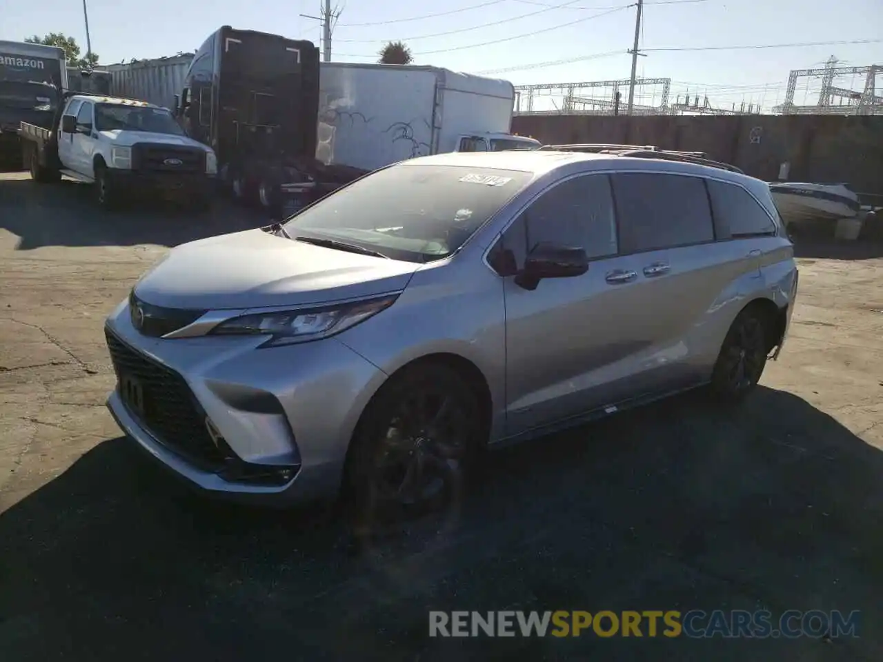 2 Photograph of a damaged car 5TDXRKEC6MS042355 TOYOTA SIENNA 2021