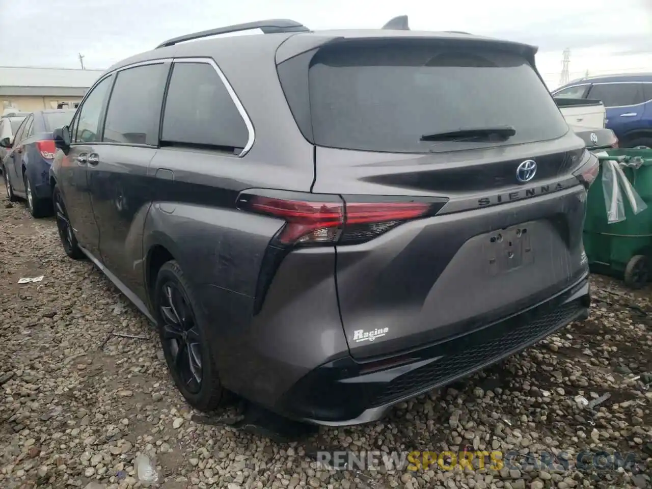 3 Photograph of a damaged car 5TDXRKEC7MS040517 TOYOTA SIENNA 2021