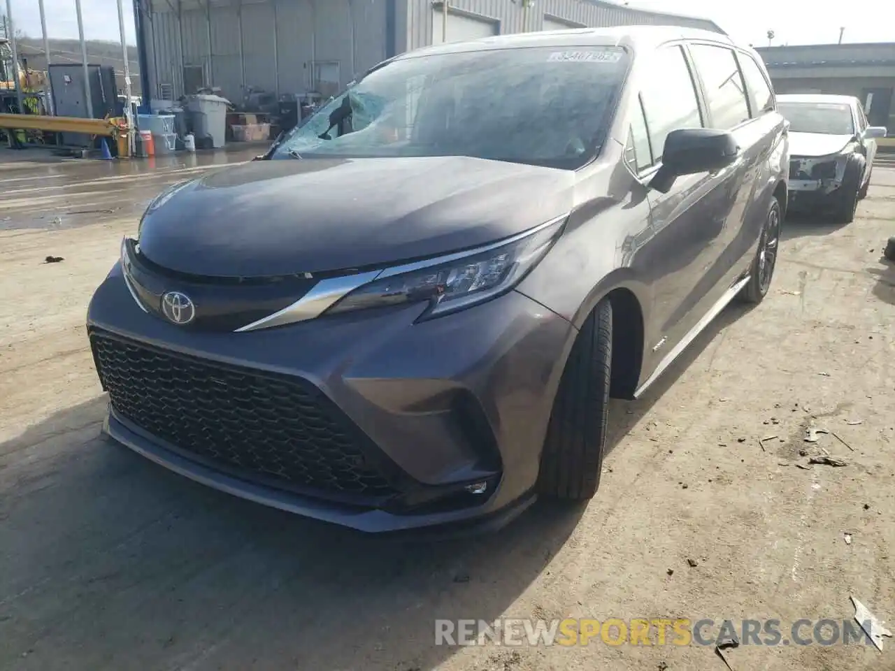 2 Фотография поврежденного автомобиля 5TDXRKECXMS002375 TOYOTA SIENNA 2021