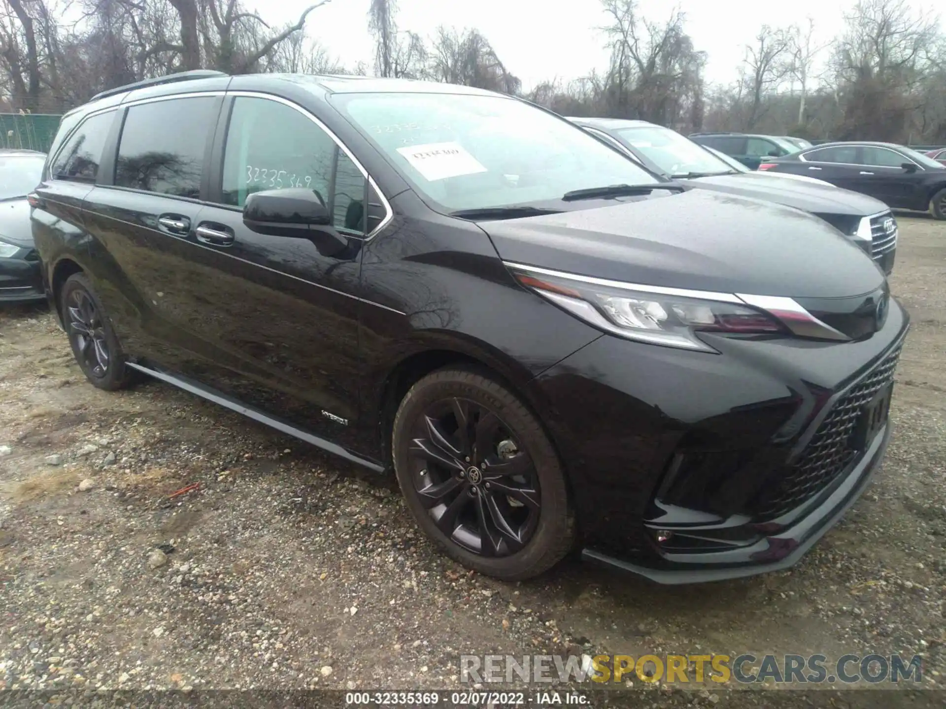 1 Photograph of a damaged car 5TDXRKECXMS037532 TOYOTA SIENNA 2021