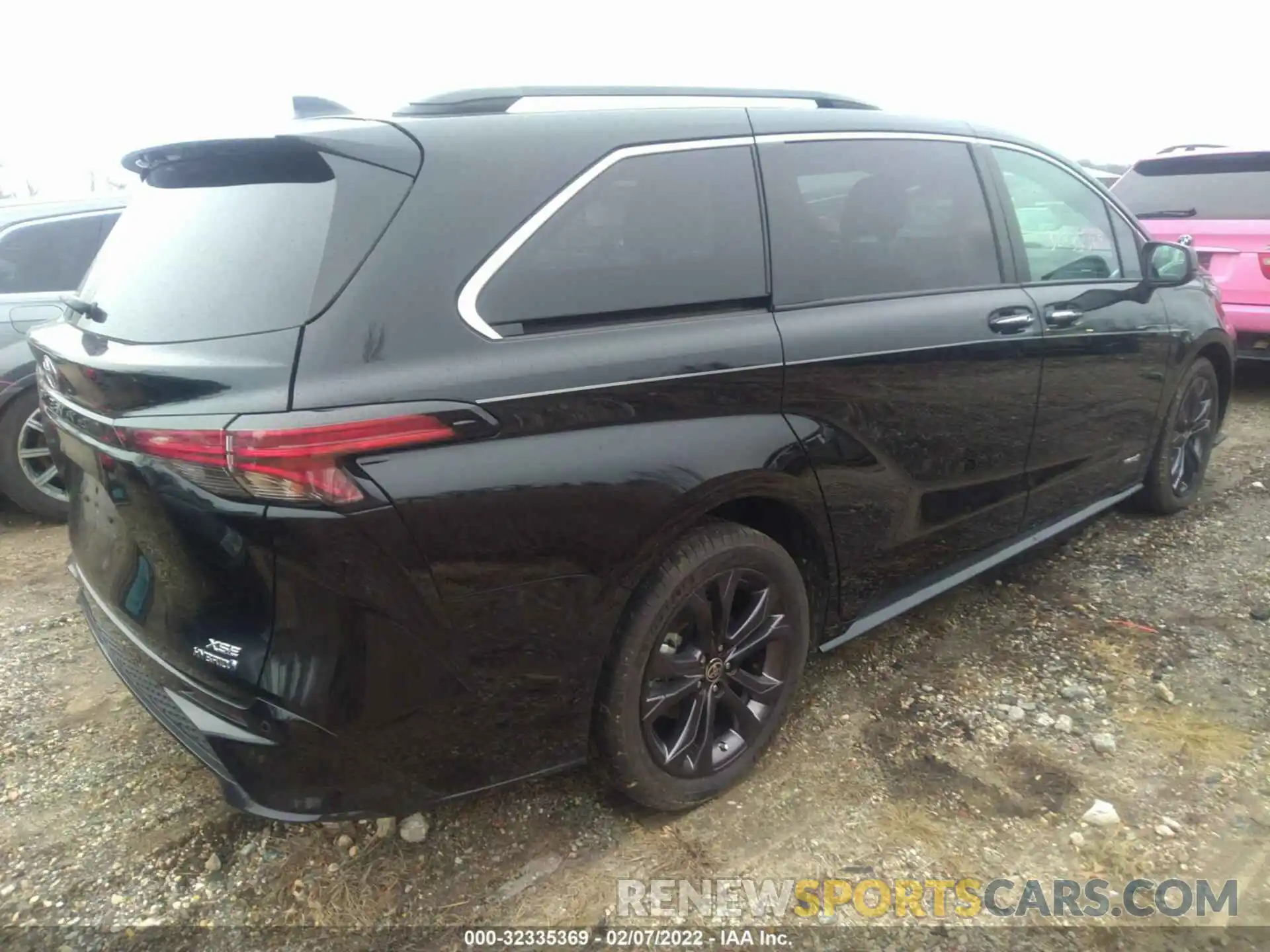 4 Фотография поврежденного автомобиля 5TDXRKECXMS037532 TOYOTA SIENNA 2021