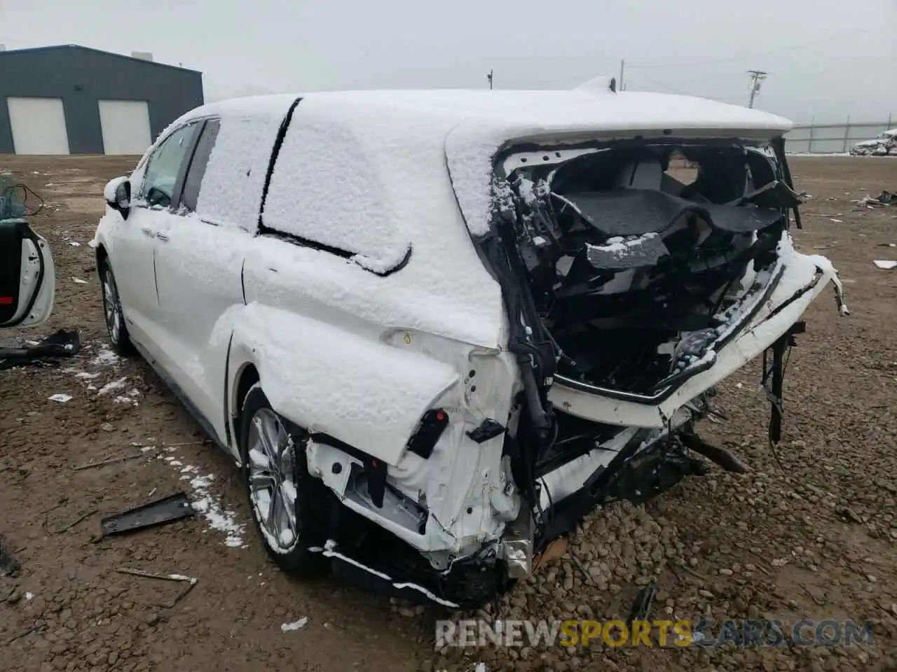 3 Photograph of a damaged car 5TDXSKFC7MS008203 TOYOTA SIENNA 2021