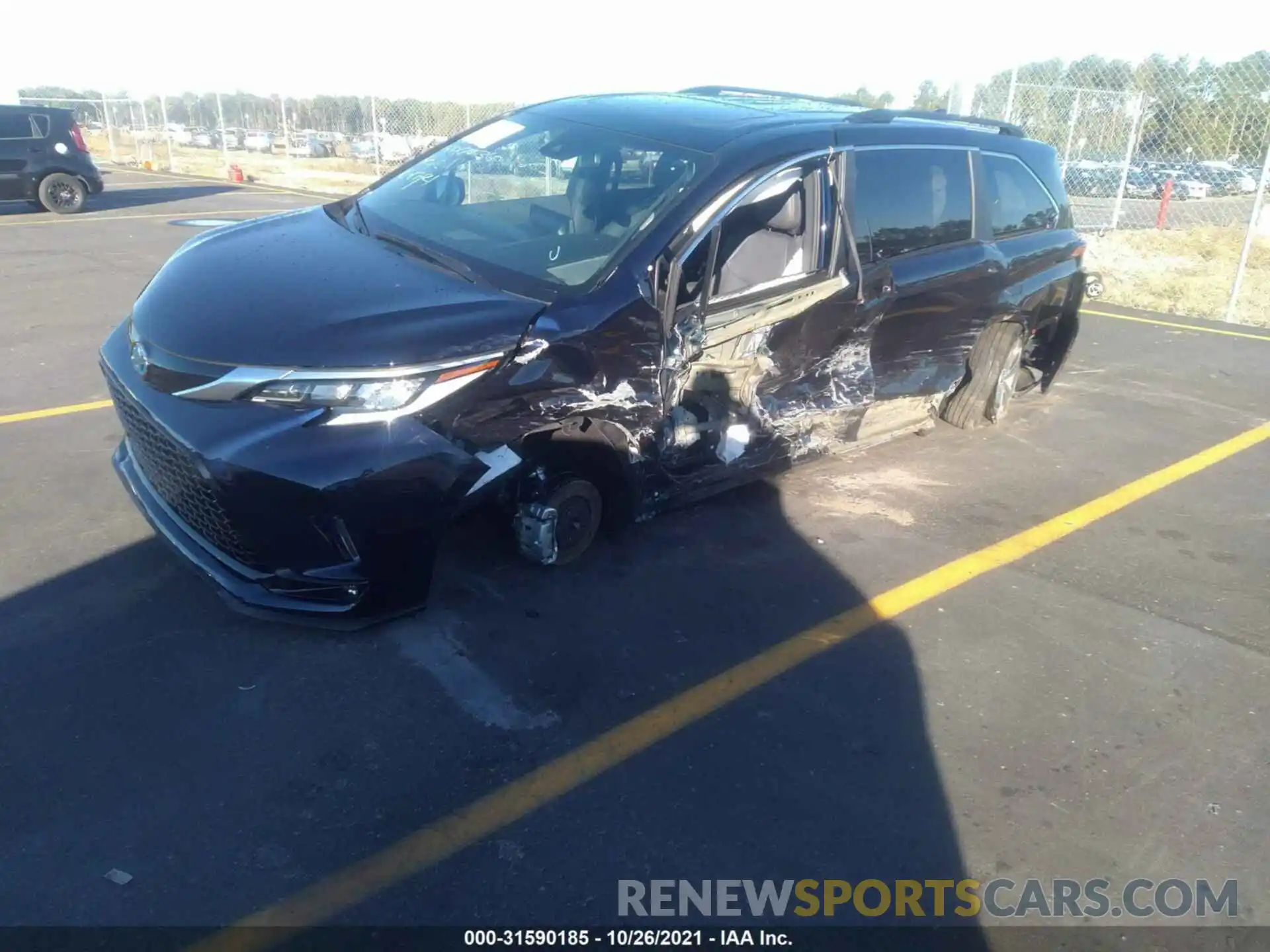 2 Фотография поврежденного автомобиля 5TDXSKFC8MS039766 TOYOTA SIENNA 2021