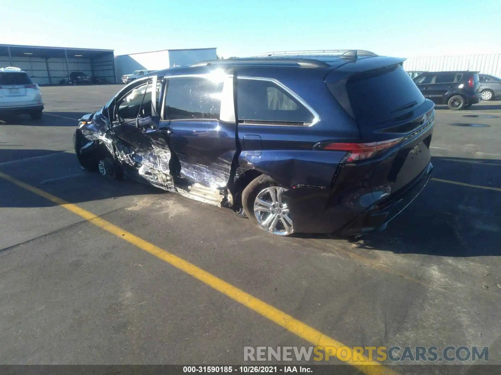 3 Photograph of a damaged car 5TDXSKFC8MS039766 TOYOTA SIENNA 2021