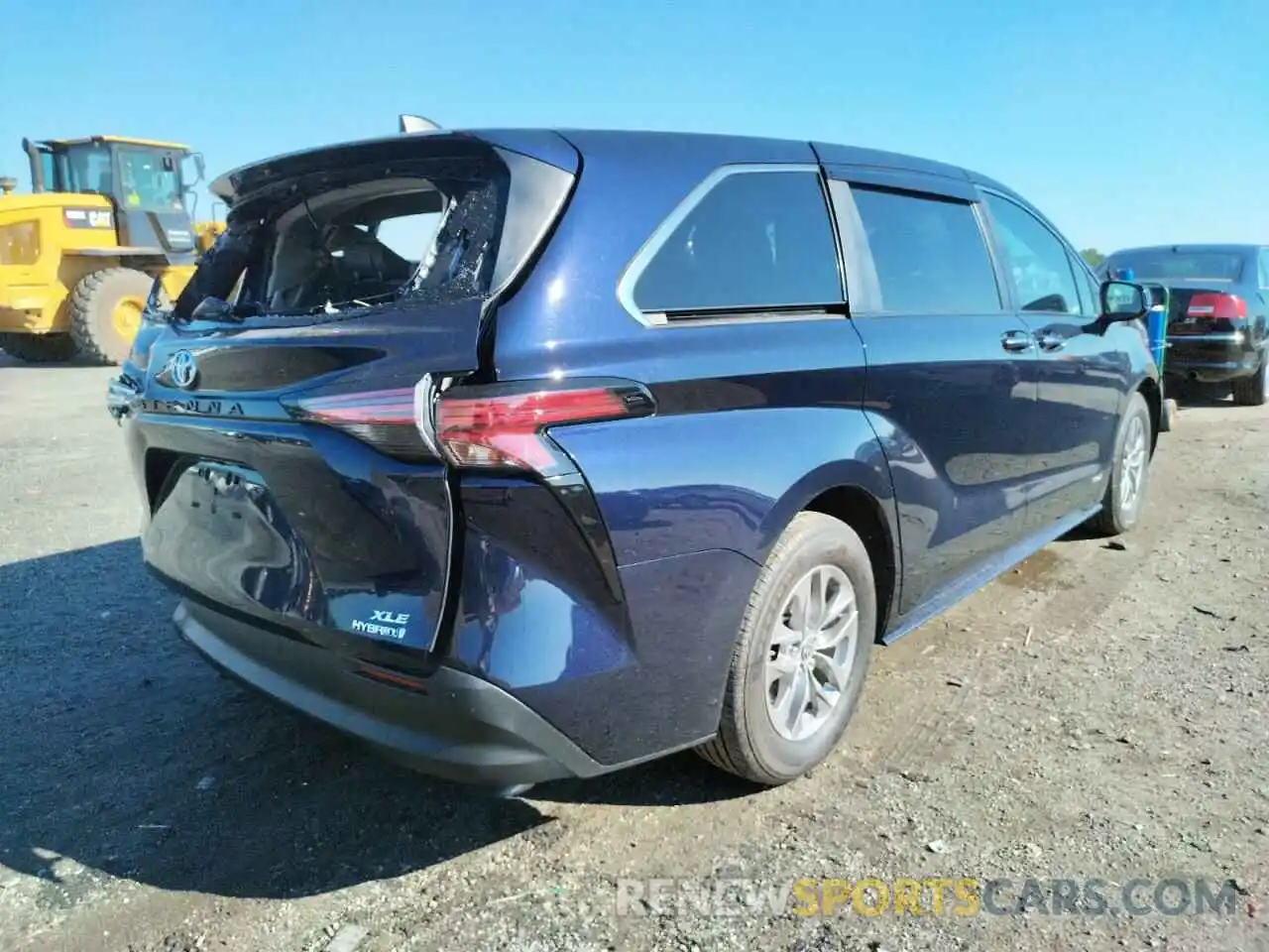 4 Фотография поврежденного автомобиля 5TDYRKEC0MS004771 TOYOTA SIENNA 2021