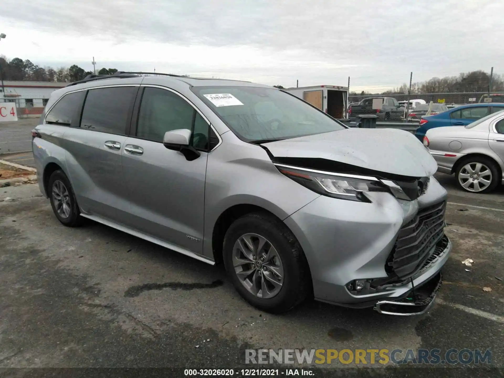 1 Photograph of a damaged car 5TDYRKEC0MS022851 TOYOTA SIENNA 2021