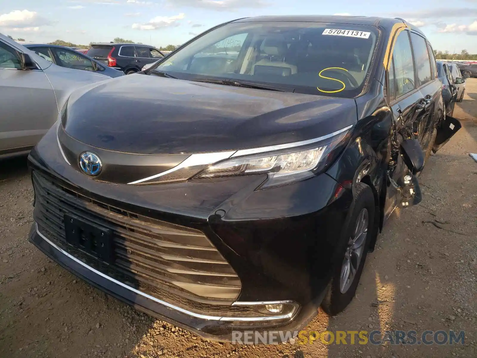 2 Photograph of a damaged car 5TDYRKEC0MS050746 TOYOTA SIENNA 2021