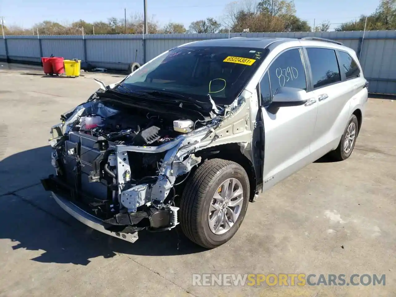 2 Photograph of a damaged car 5TDYRKEC0MS053856 TOYOTA SIENNA 2021