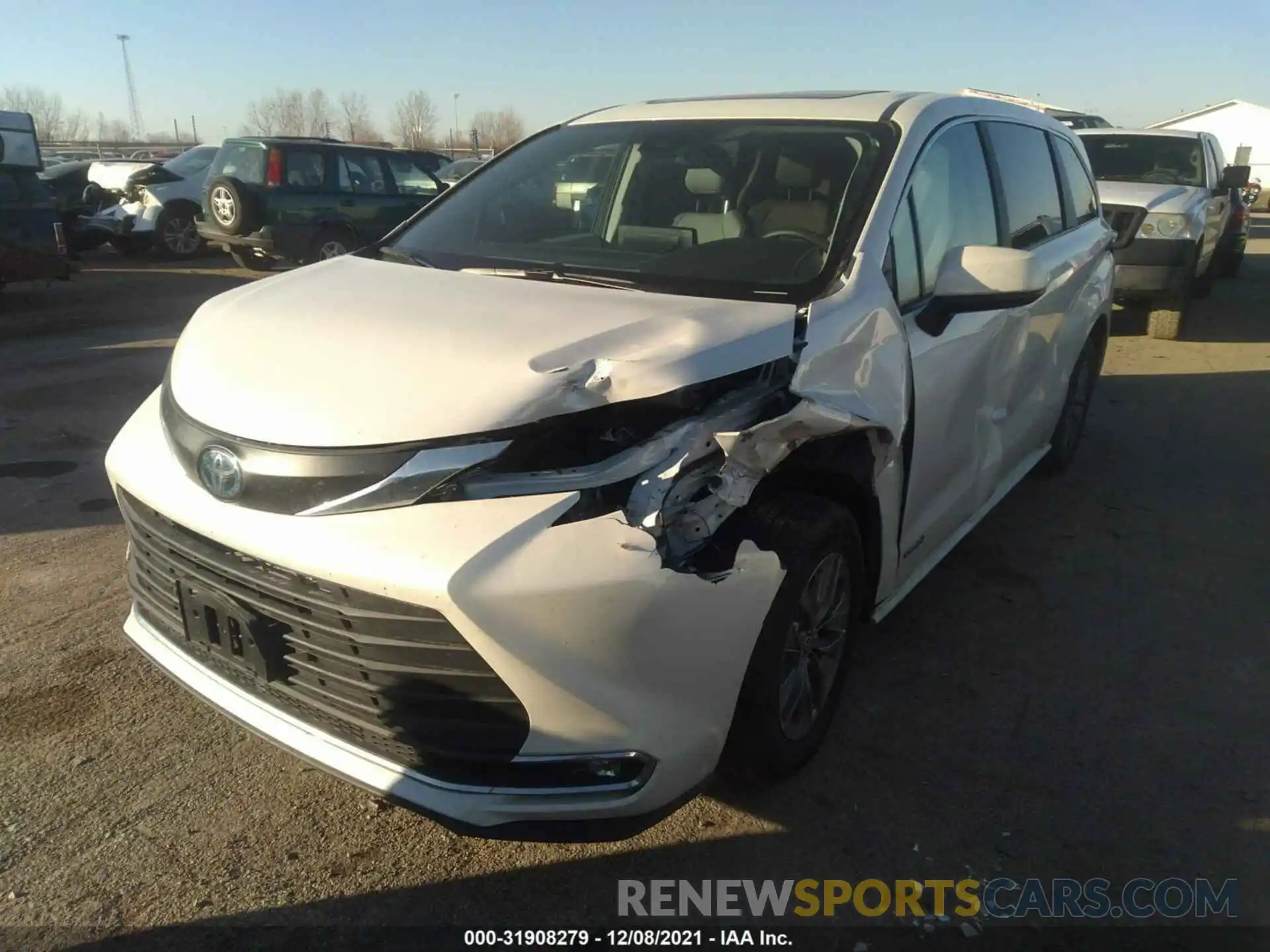 2 Фотография поврежденного автомобиля 5TDYRKEC1MS008747 TOYOTA SIENNA 2021