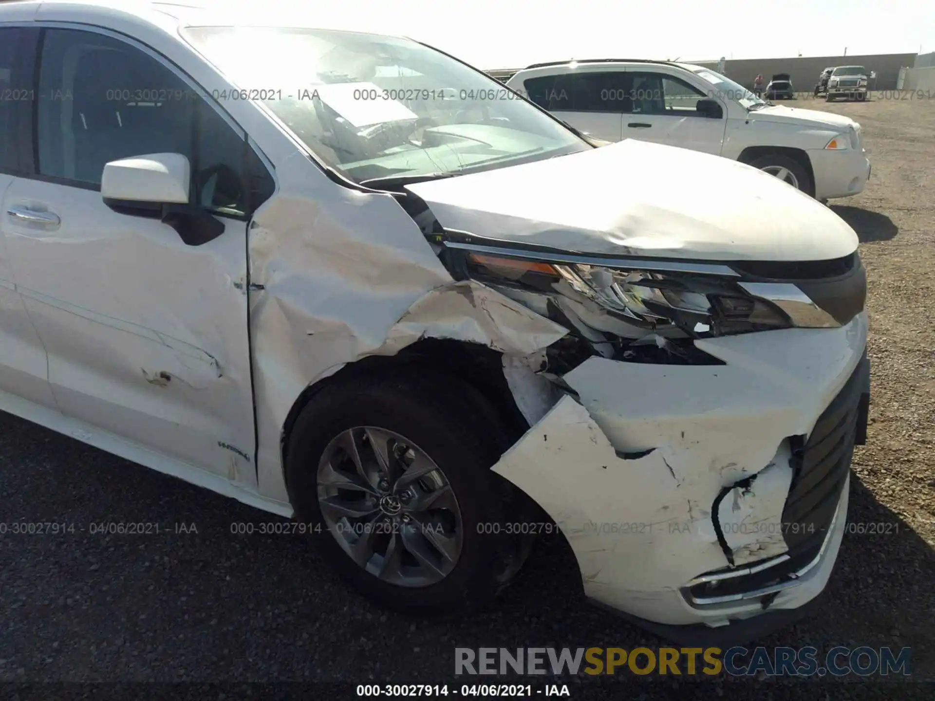 6 Photograph of a damaged car 5TDYRKEC1MS009459 TOYOTA SIENNA 2021