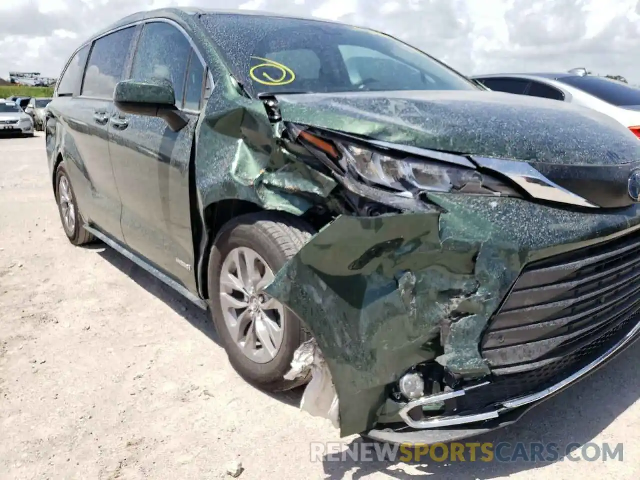 9 Фотография поврежденного автомобиля 5TDYRKEC1MS056894 TOYOTA SIENNA 2021