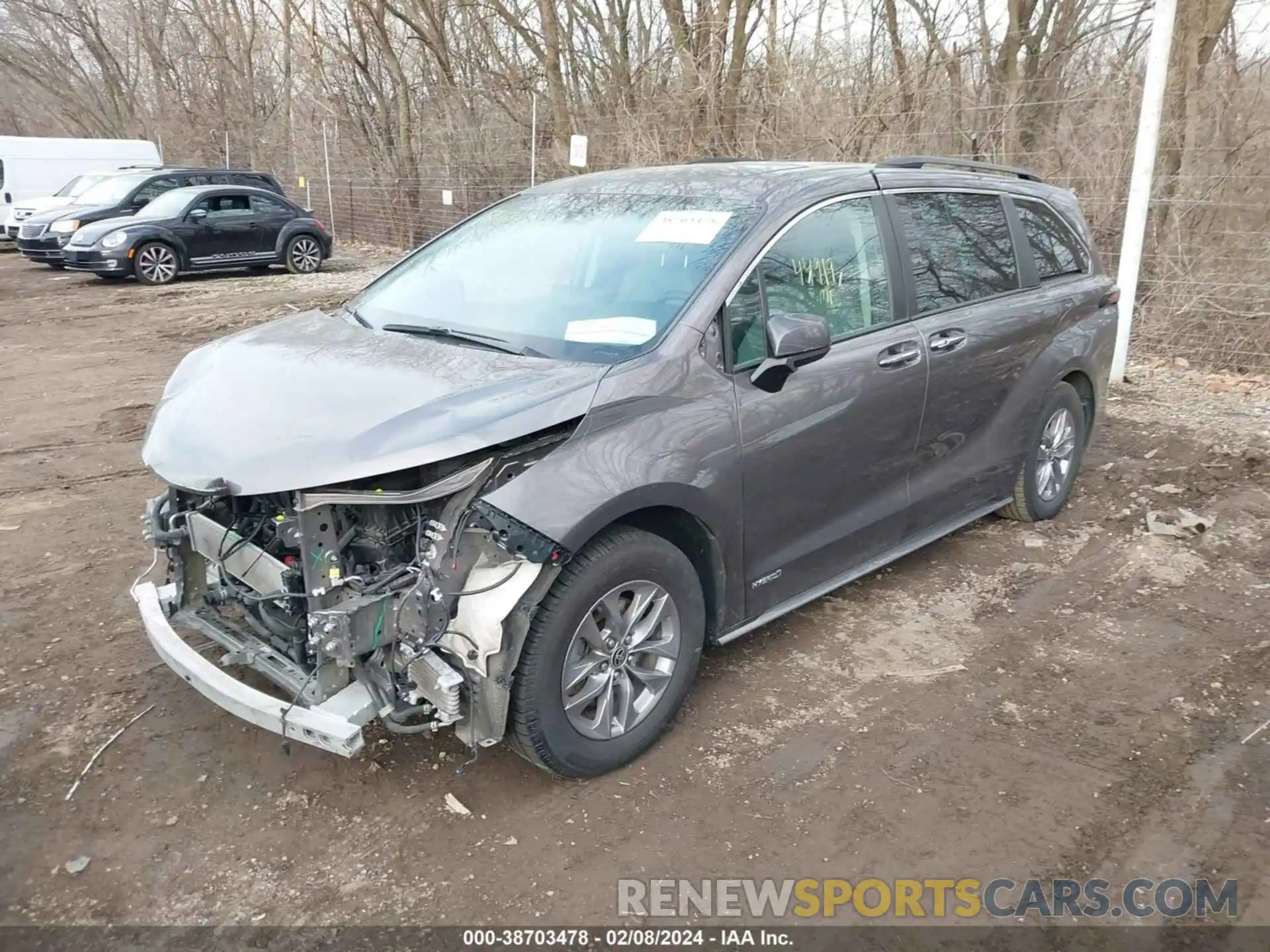 2 Photograph of a damaged car 5TDYRKEC1MS059942 TOYOTA SIENNA 2021