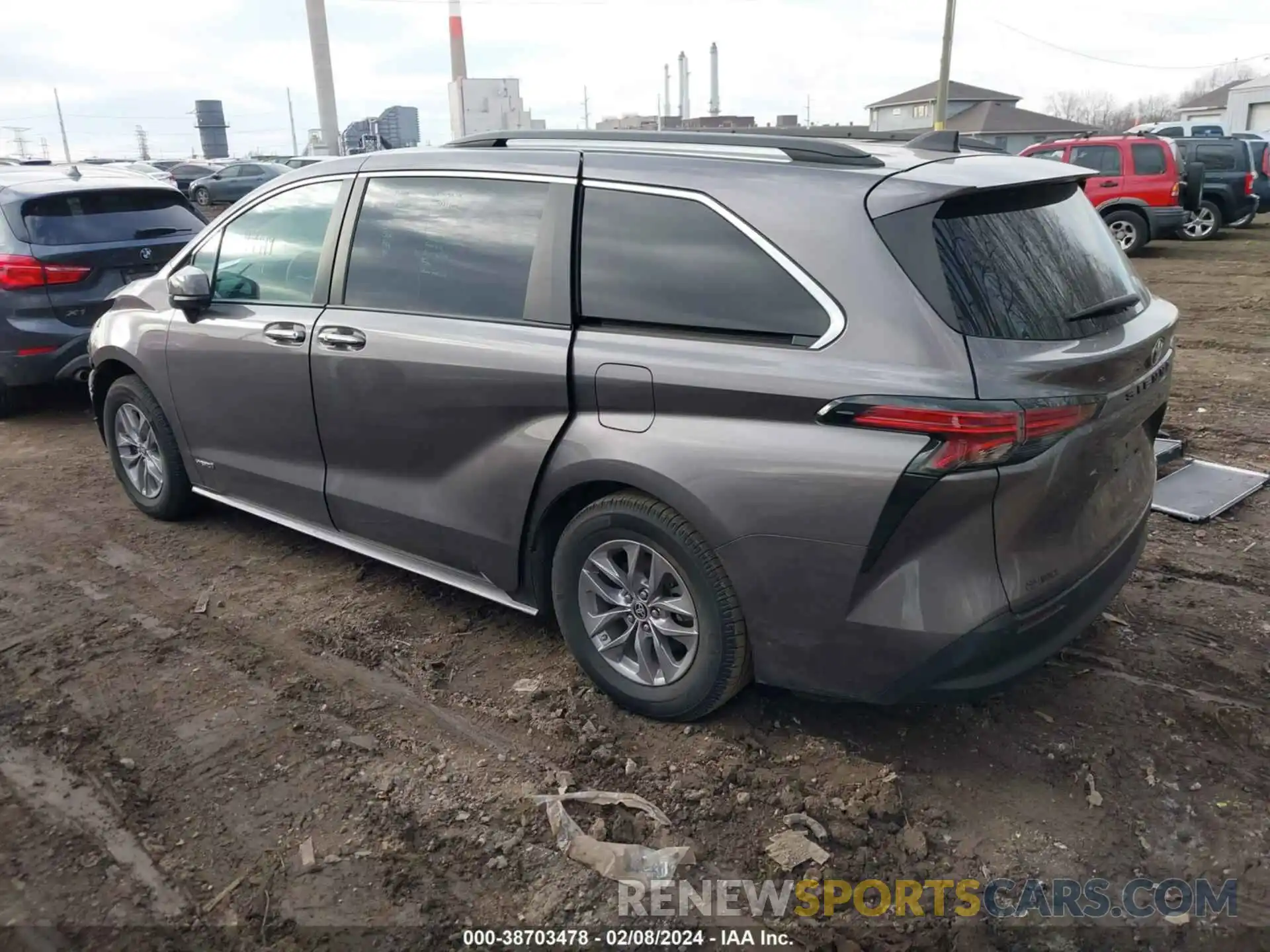 3 Фотография поврежденного автомобиля 5TDYRKEC1MS059942 TOYOTA SIENNA 2021