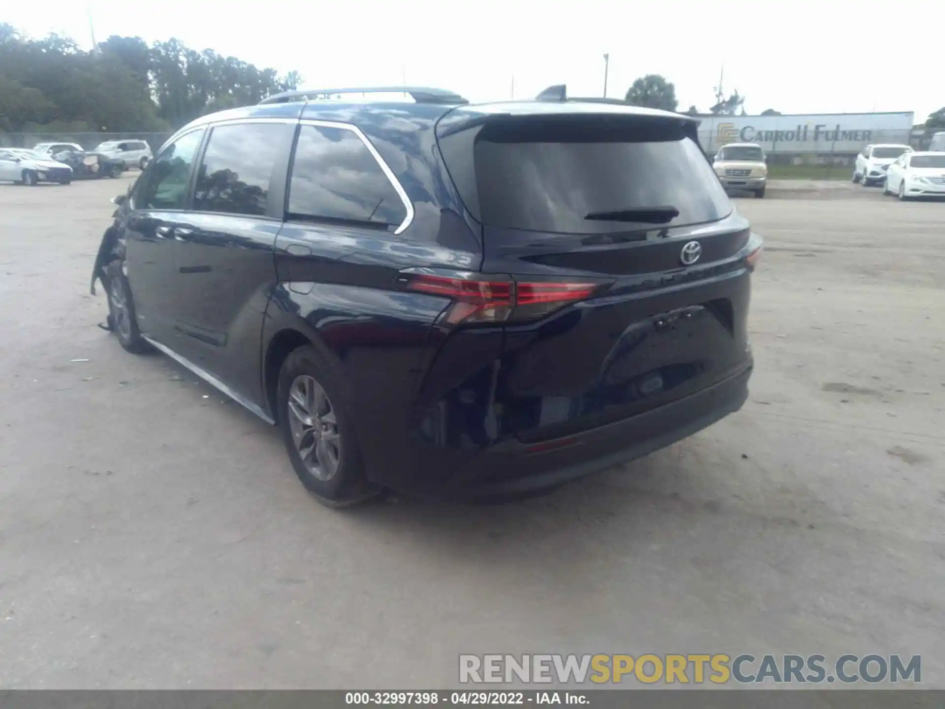 3 Фотография поврежденного автомобиля 5TDYRKEC2MS044754 TOYOTA SIENNA 2021