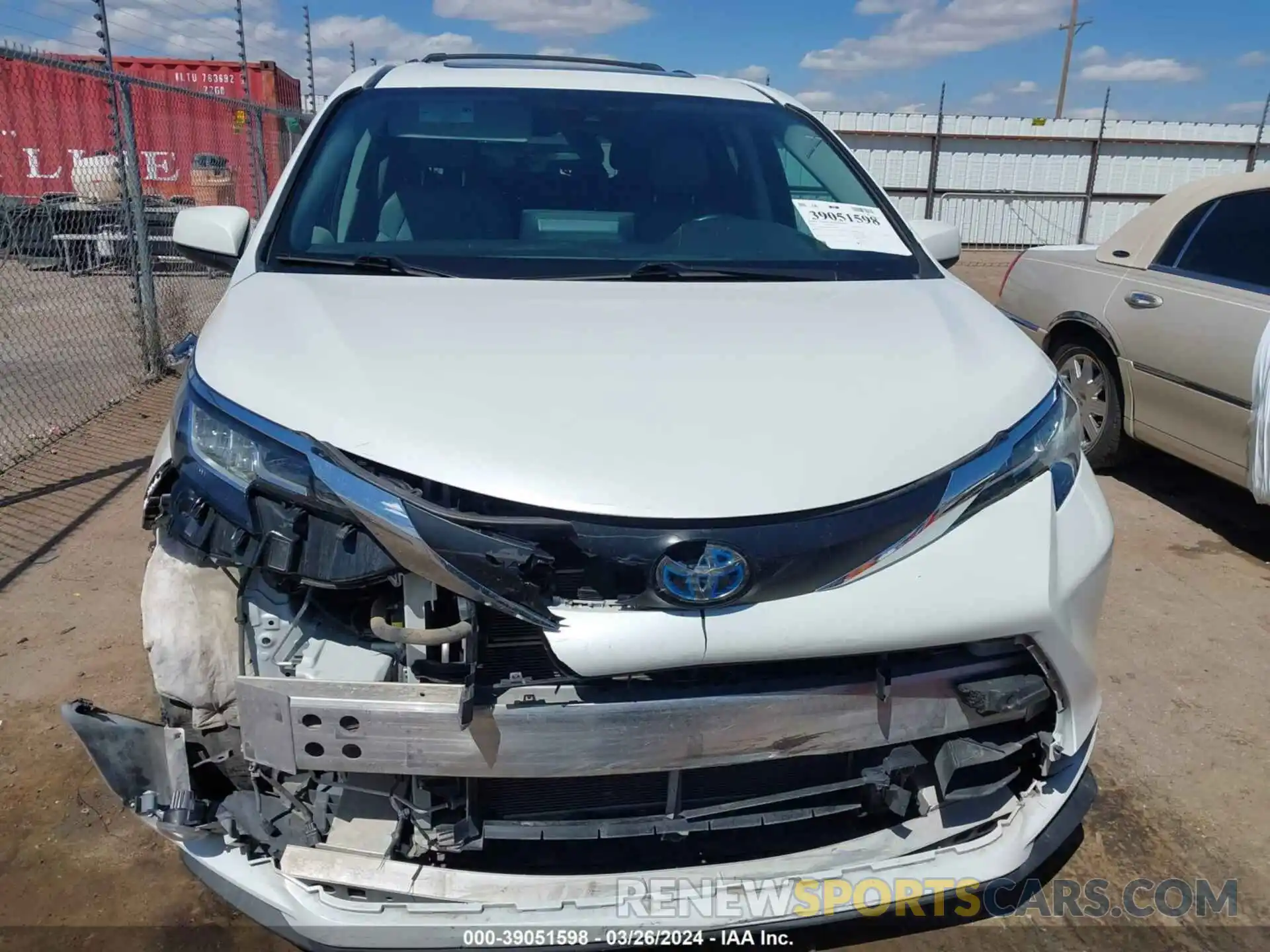 13 Фотография поврежденного автомобиля 5TDYRKEC3MS018793 TOYOTA SIENNA 2021