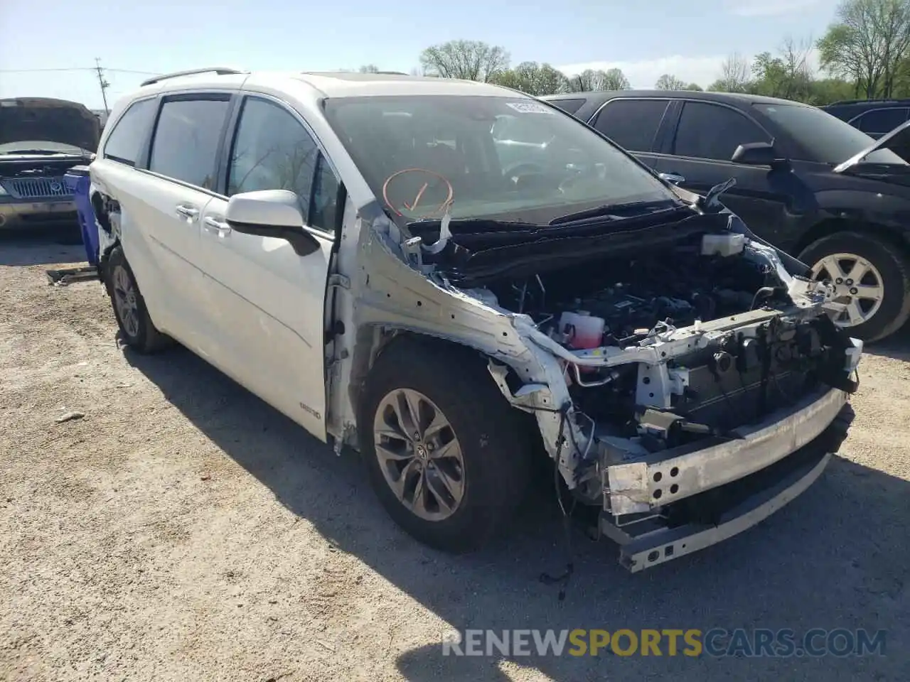 1 Photograph of a damaged car 5TDYRKEC3MS040454 TOYOTA SIENNA 2021