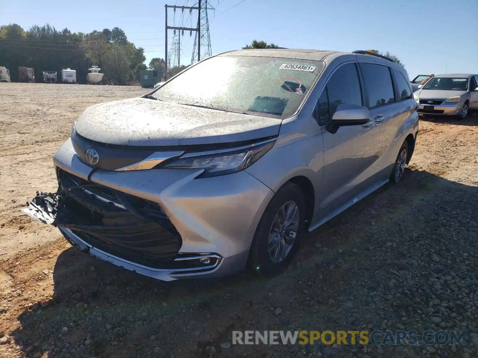 2 Photograph of a damaged car 5TDYRKEC4MS012484 TOYOTA SIENNA 2021