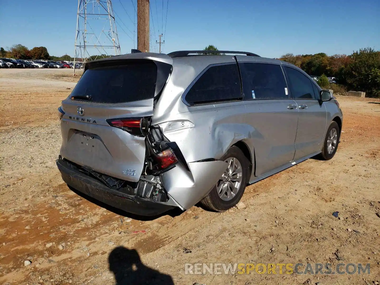 9 Фотография поврежденного автомобиля 5TDYRKEC4MS012484 TOYOTA SIENNA 2021