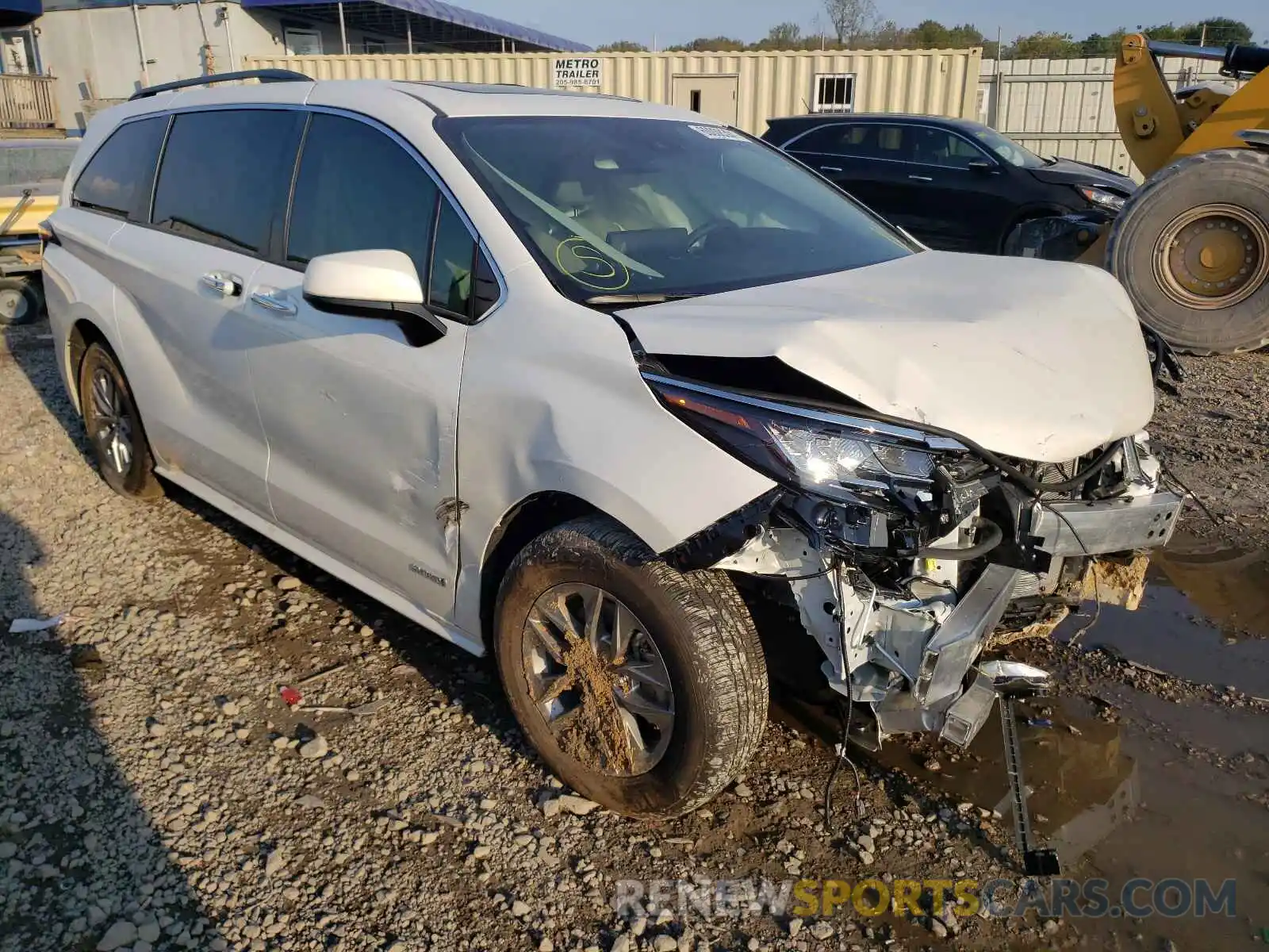 1 Photograph of a damaged car 5TDYRKEC4MS057439 TOYOTA SIENNA 2021