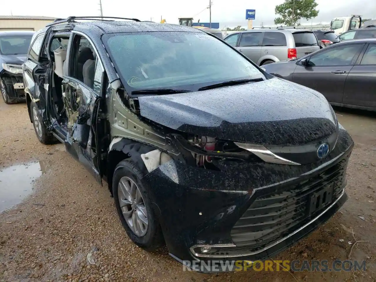 1 Photograph of a damaged car 5TDYRKEC5MS071334 TOYOTA SIENNA 2021