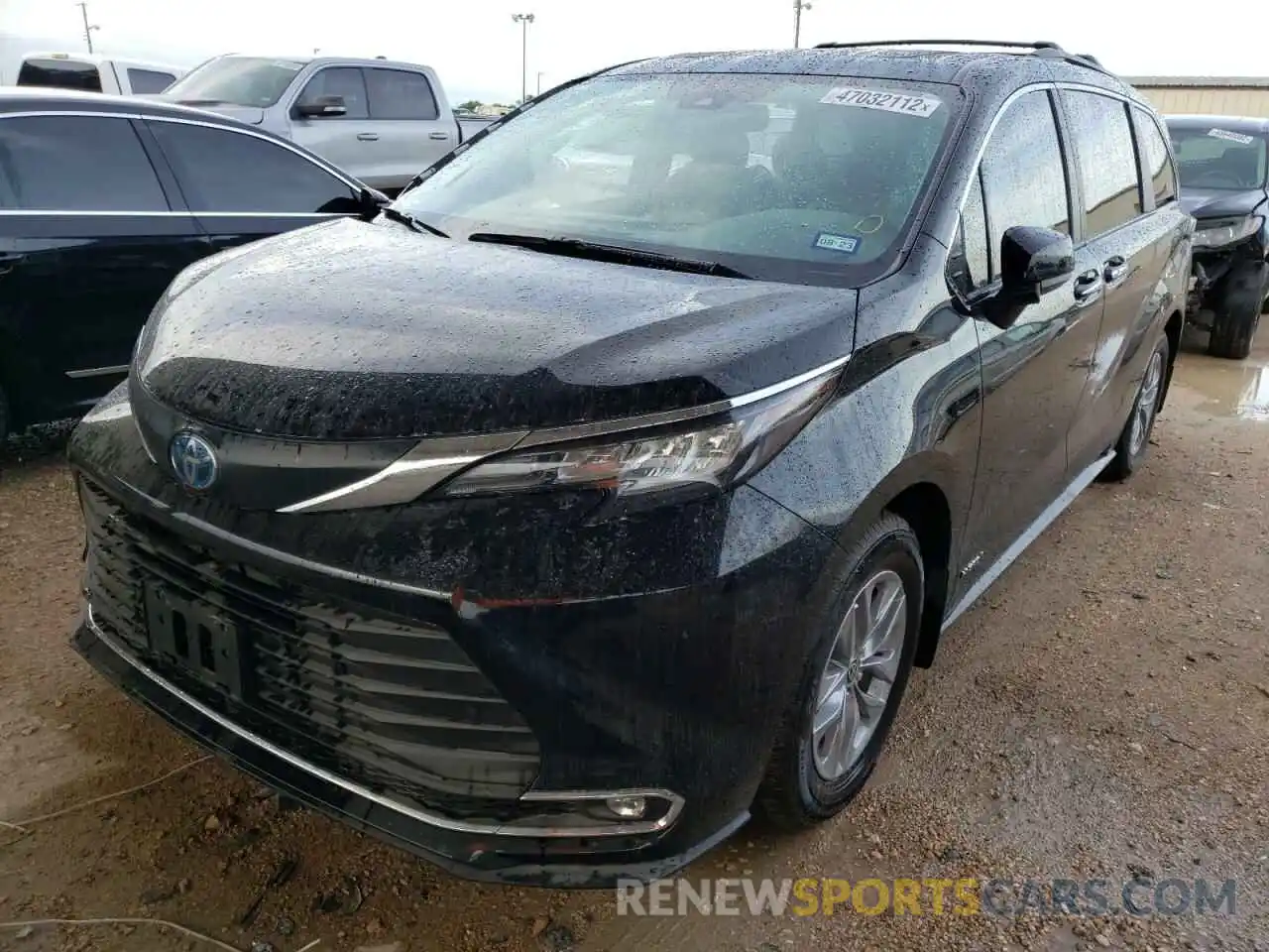 2 Фотография поврежденного автомобиля 5TDYRKEC5MS071334 TOYOTA SIENNA 2021