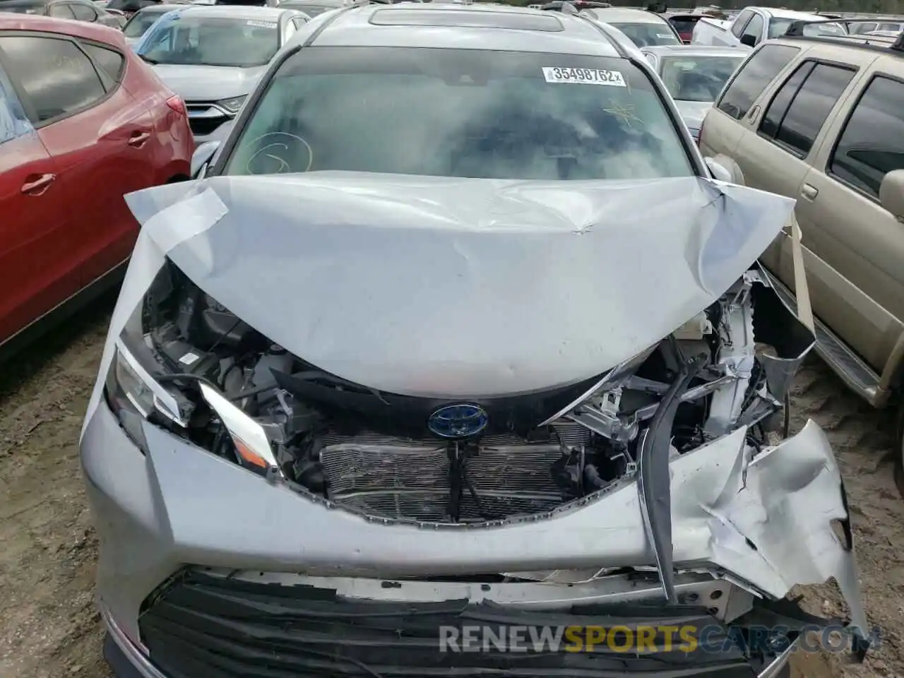 7 Photograph of a damaged car 5TDYRKEC6MS013040 TOYOTA SIENNA 2021