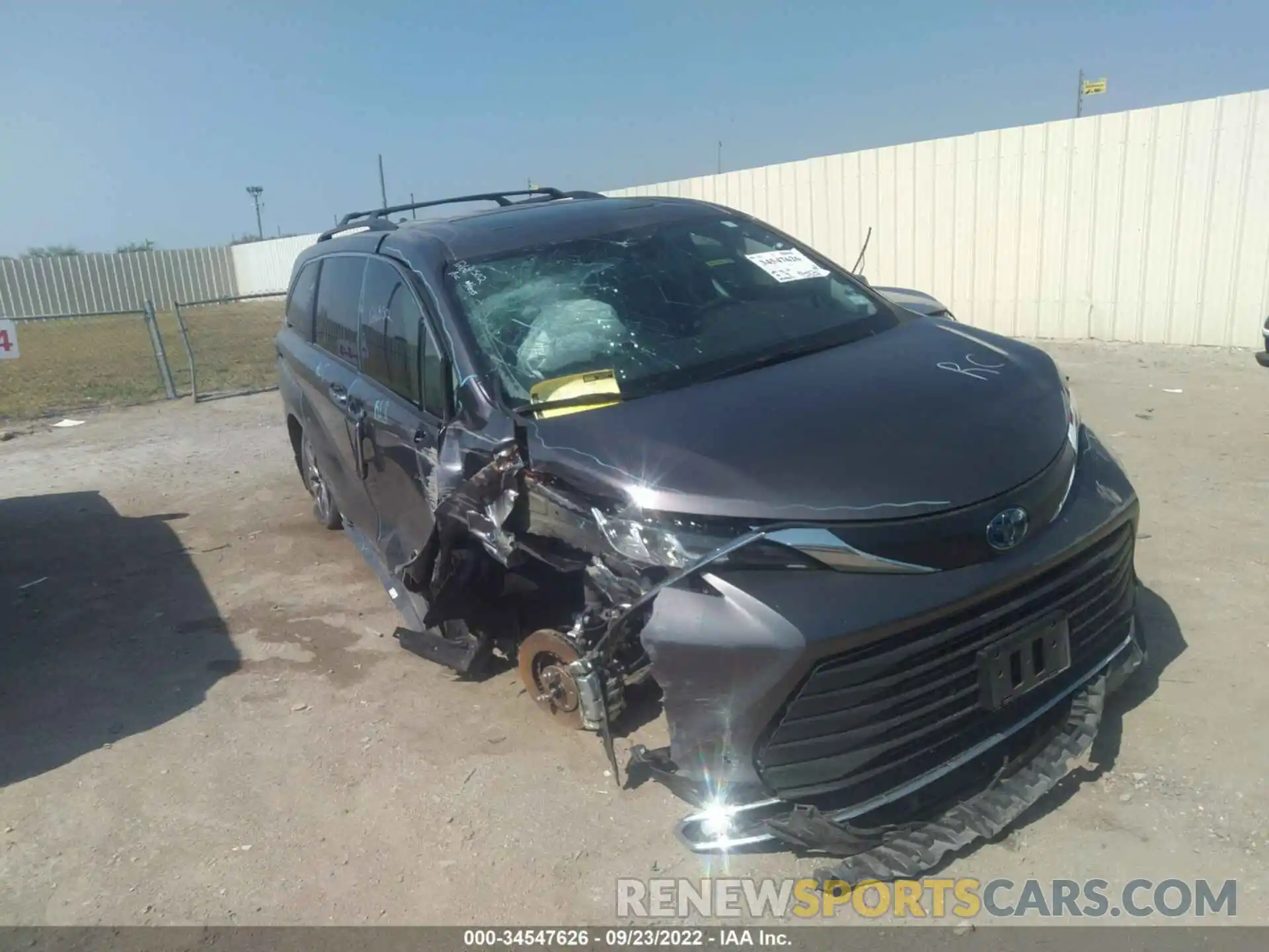 6 Фотография поврежденного автомобиля 5TDYRKEC6MS025169 TOYOTA SIENNA 2021