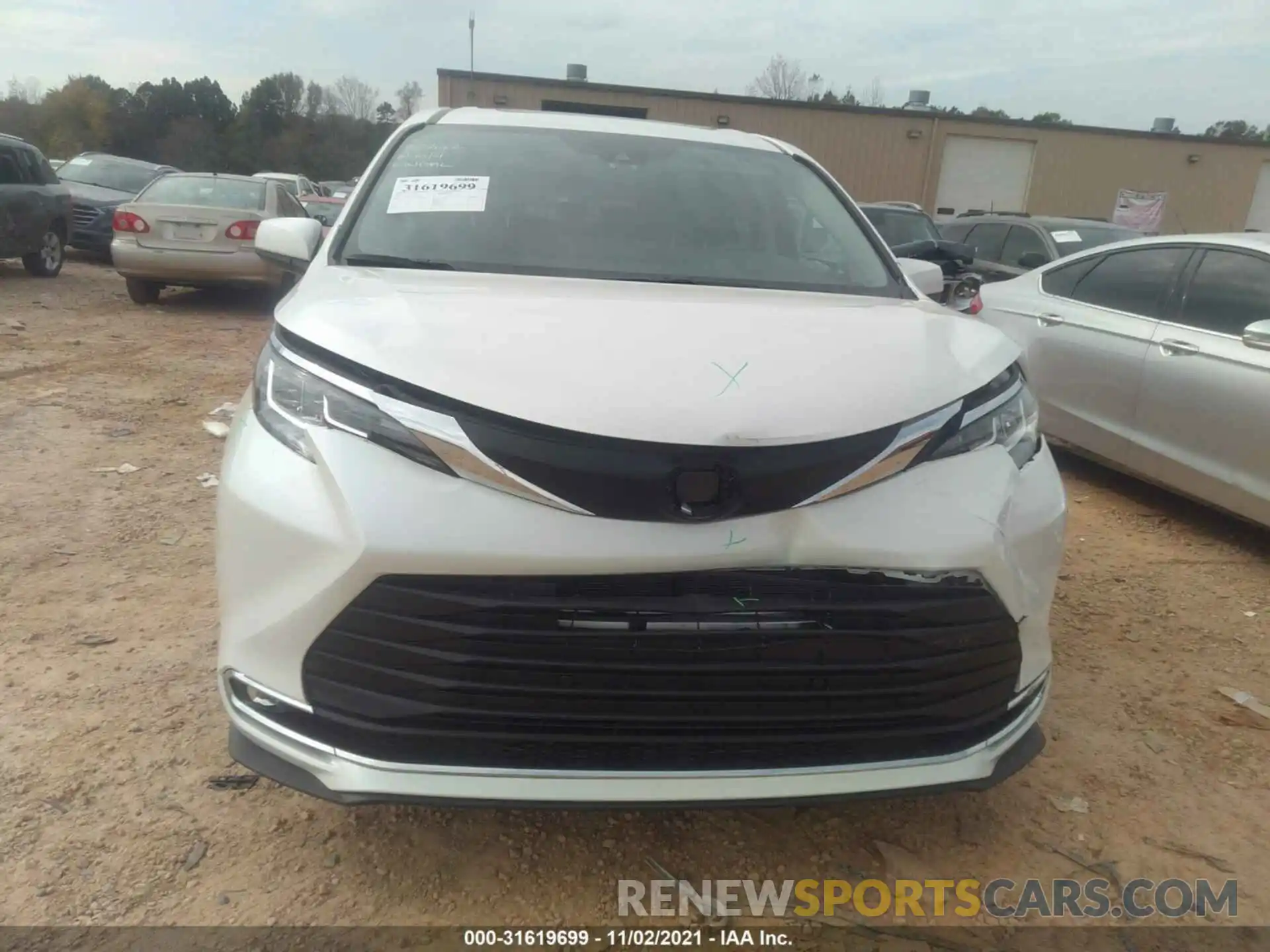 6 Photograph of a damaged car 5TDYRKEC6MS034339 TOYOTA SIENNA 2021