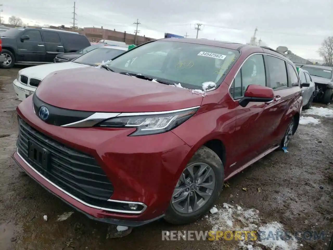 2 Photograph of a damaged car 5TDYRKEC6MS041548 TOYOTA SIENNA 2021