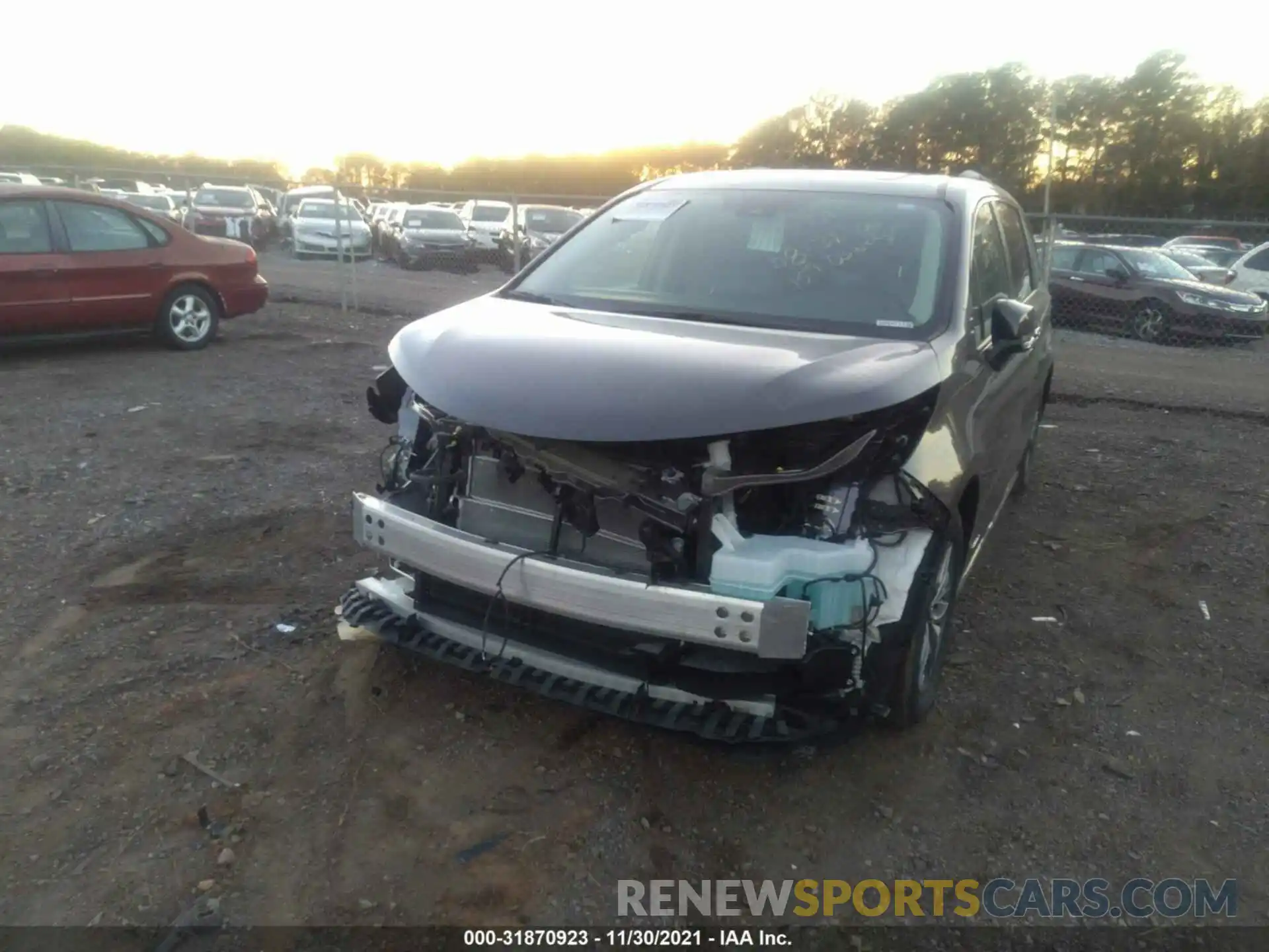 6 Фотография поврежденного автомобиля 5TDYRKEC6MS044711 TOYOTA SIENNA 2021