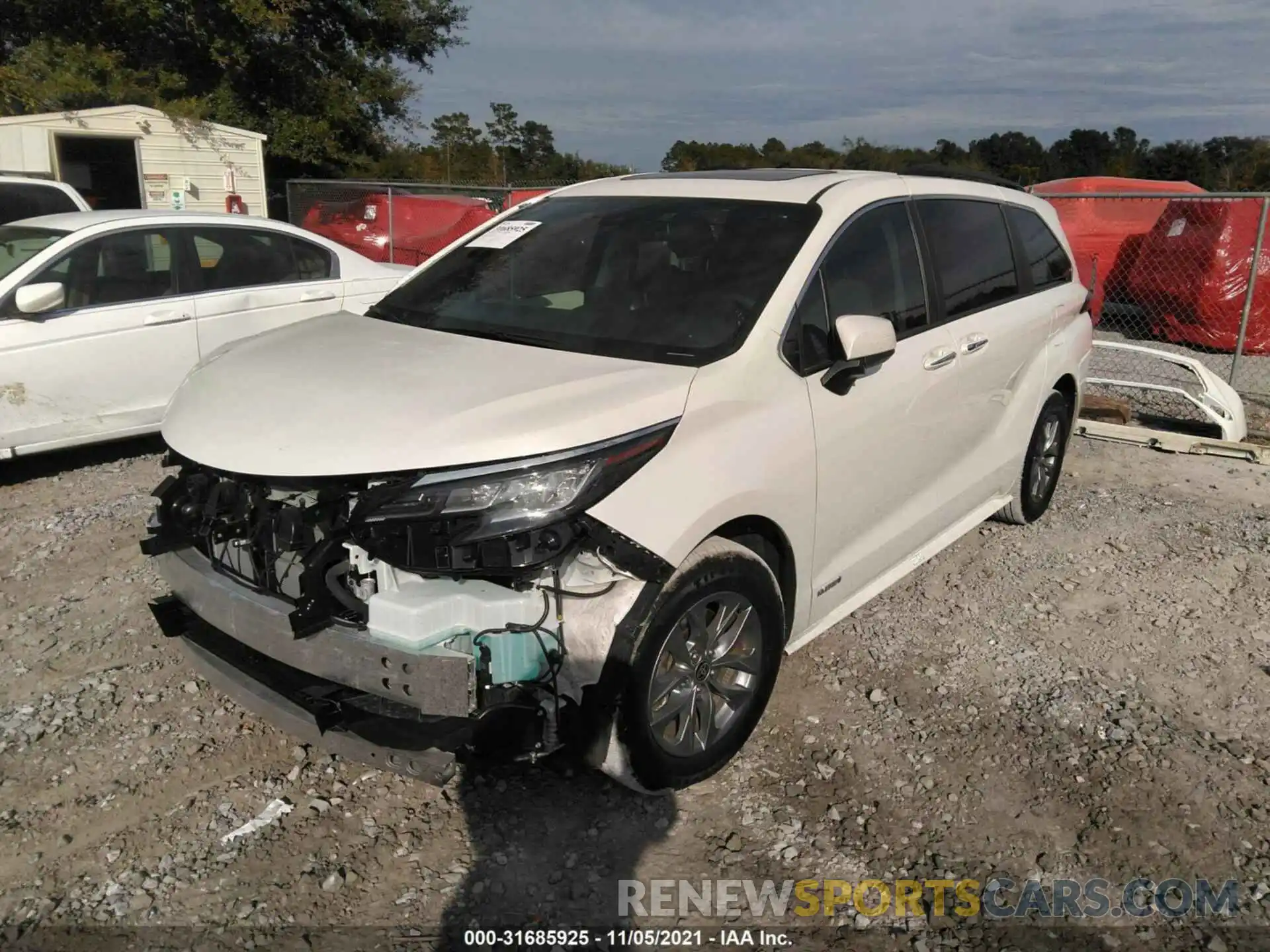 2 Photograph of a damaged car 5TDYRKEC6MS051576 TOYOTA SIENNA 2021