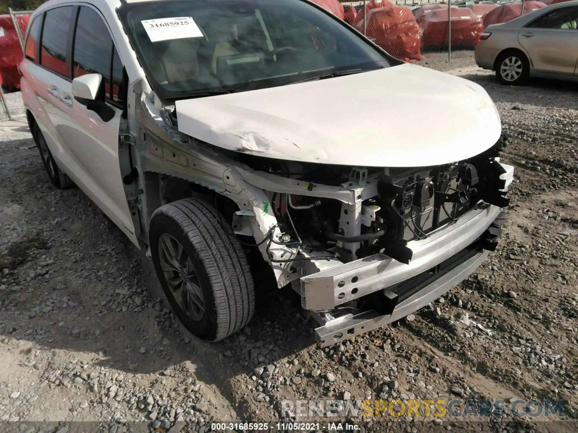 6 Photograph of a damaged car 5TDYRKEC6MS051576 TOYOTA SIENNA 2021