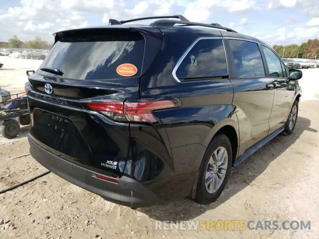 4 Фотография поврежденного автомобиля 5TDYRKEC6MS073058 TOYOTA SIENNA 2021