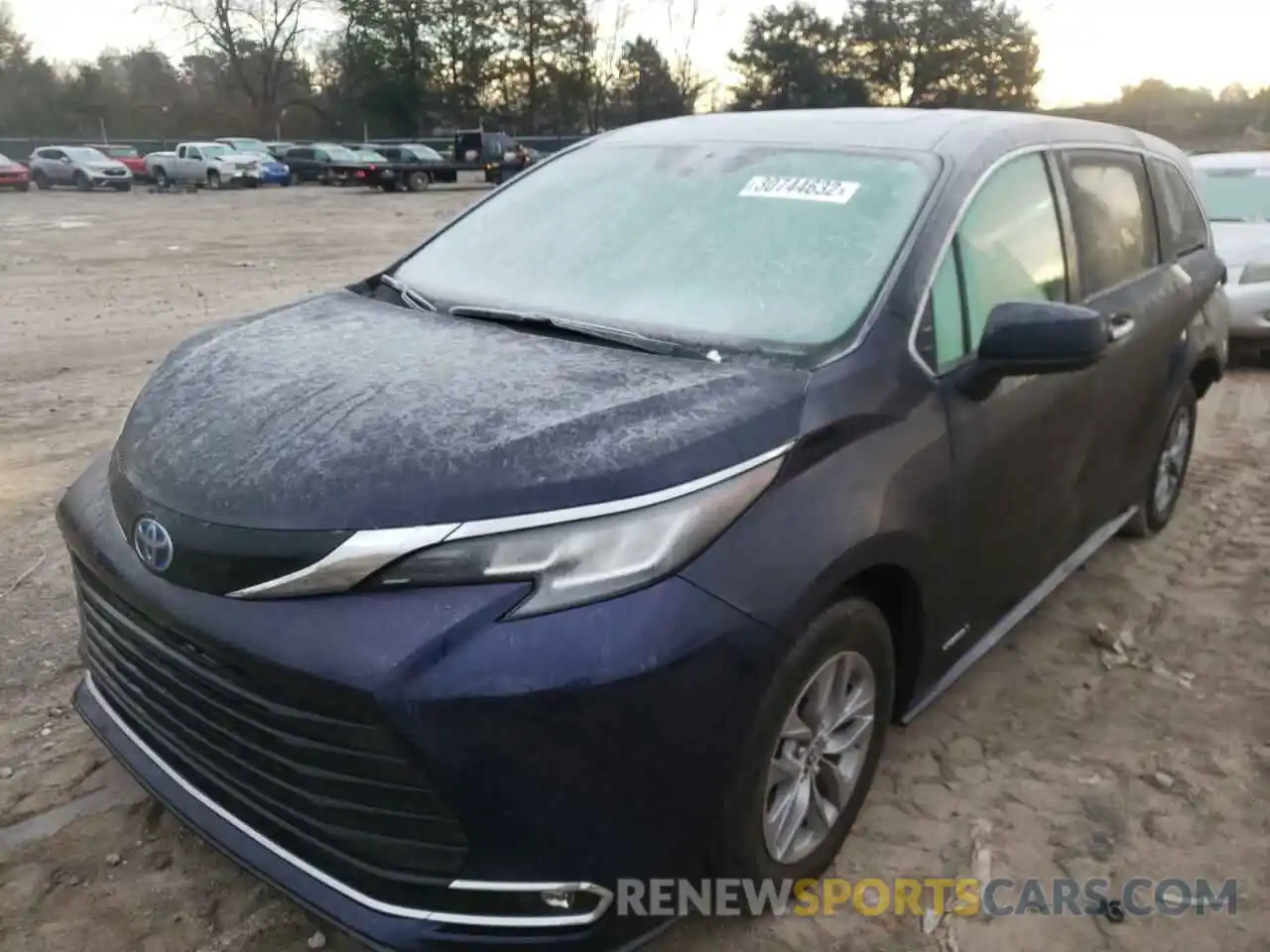 2 Photograph of a damaged car 5TDYRKEC7MS003262 TOYOTA SIENNA 2021