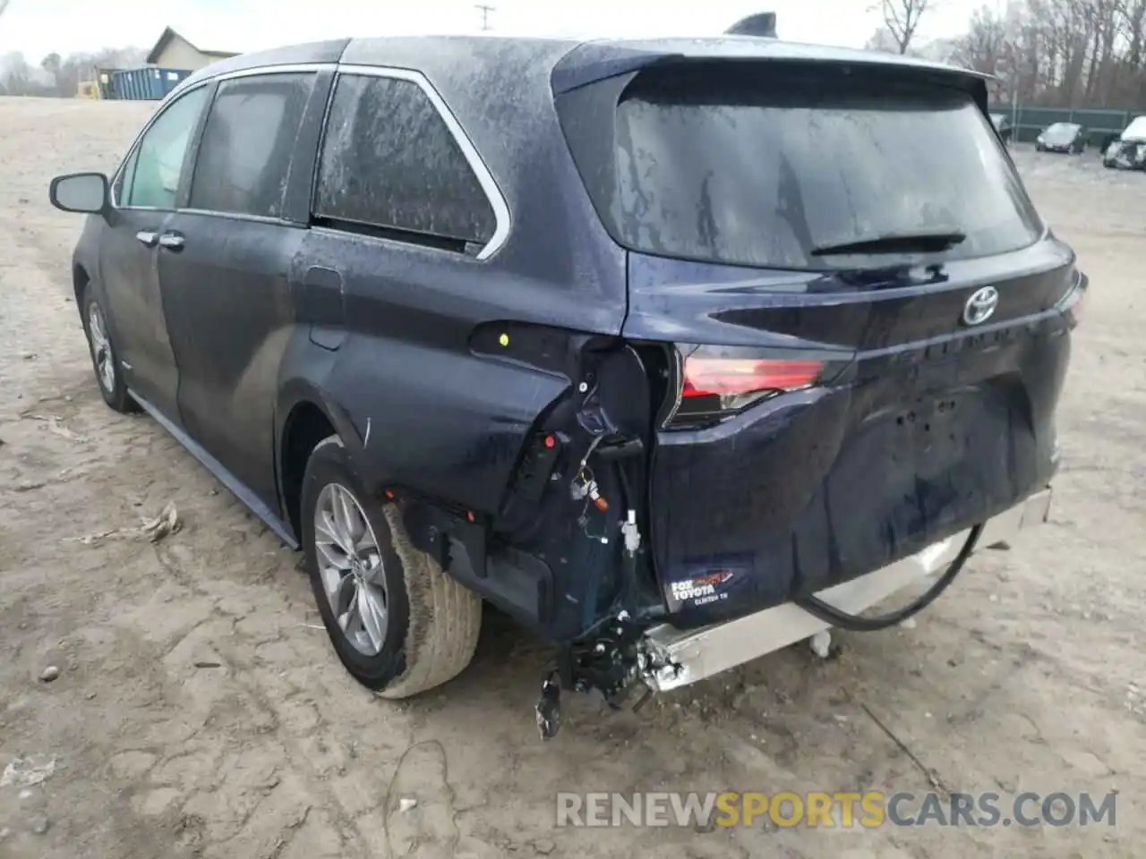 3 Фотография поврежденного автомобиля 5TDYRKEC7MS003262 TOYOTA SIENNA 2021