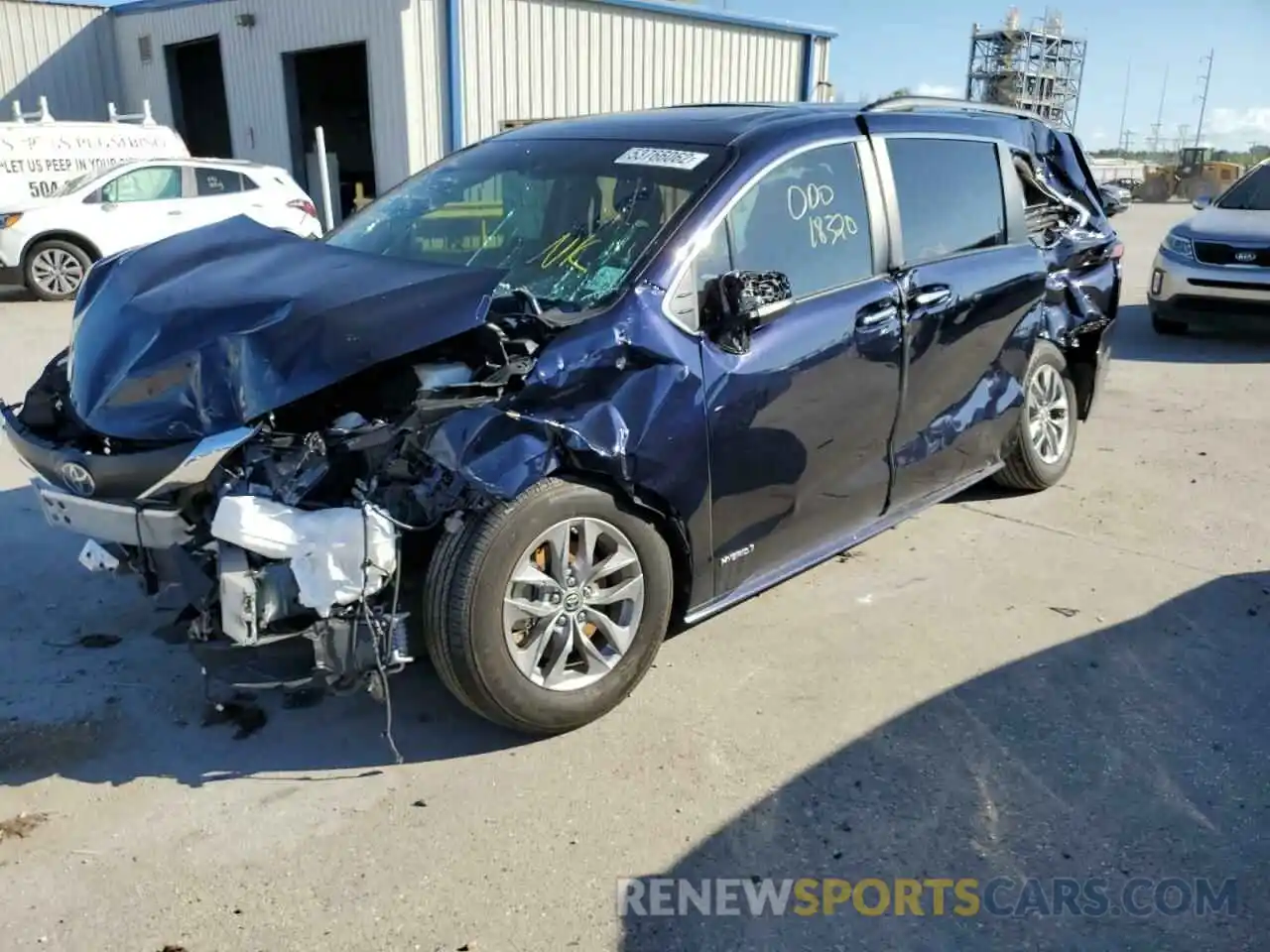 9 Photograph of a damaged car 5TDYRKEC8MS001438 TOYOTA SIENNA 2021