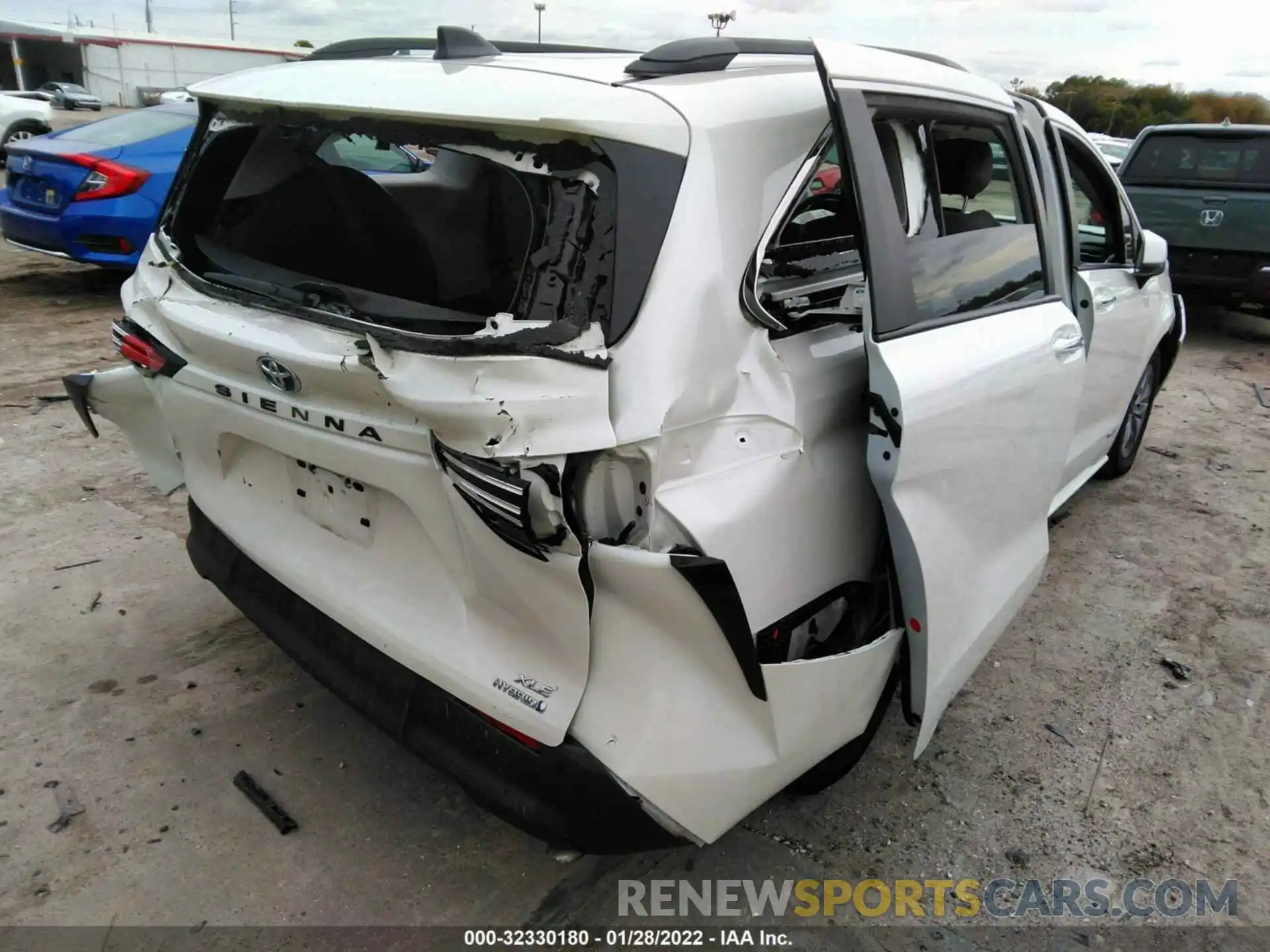 6 Фотография поврежденного автомобиля 5TDYRKEC8MS013881 TOYOTA SIENNA 2021