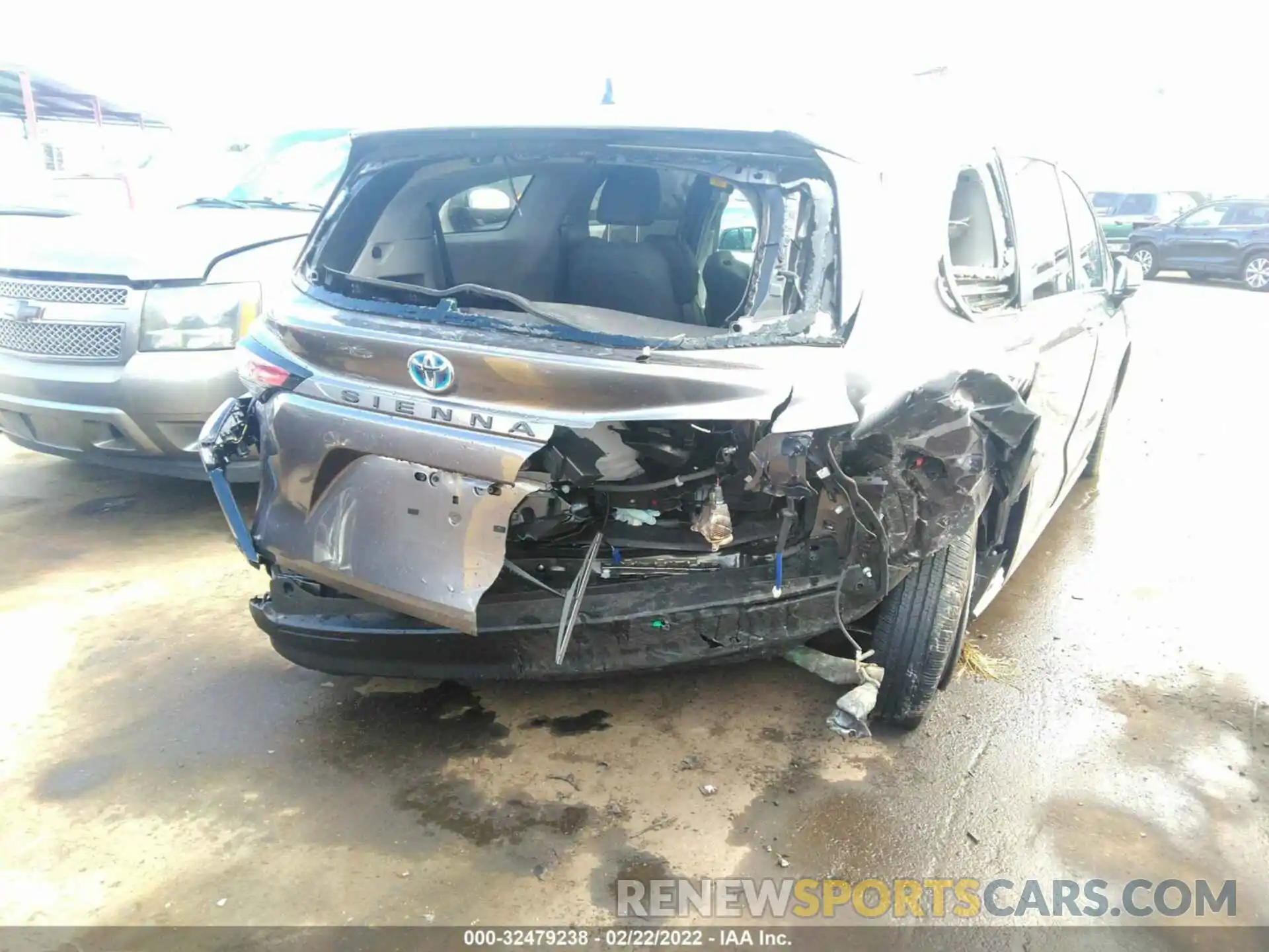 6 Фотография поврежденного автомобиля 5TDYRKEC8MS053796 TOYOTA SIENNA 2021