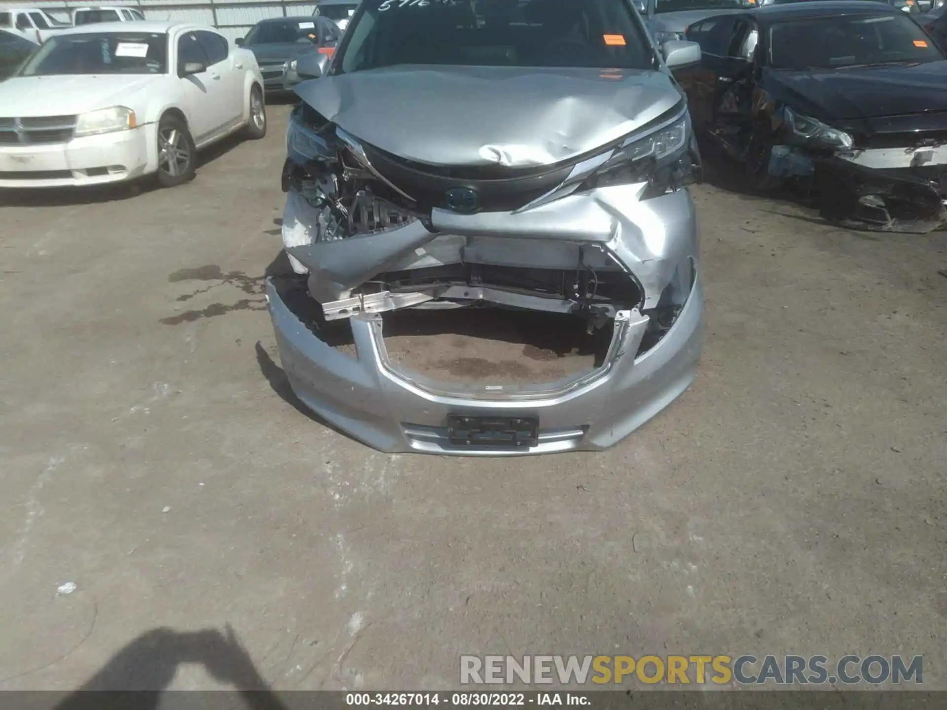 12 Фотография поврежденного автомобиля 5TDYRKEC9MS061468 TOYOTA SIENNA 2021