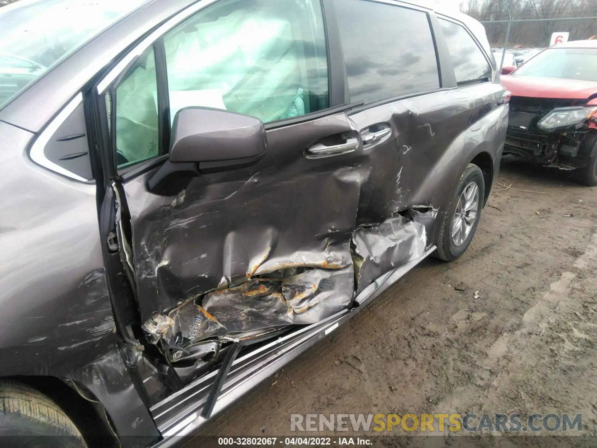 6 Фотография поврежденного автомобиля 5TDYRKECXMS005278 TOYOTA SIENNA 2021