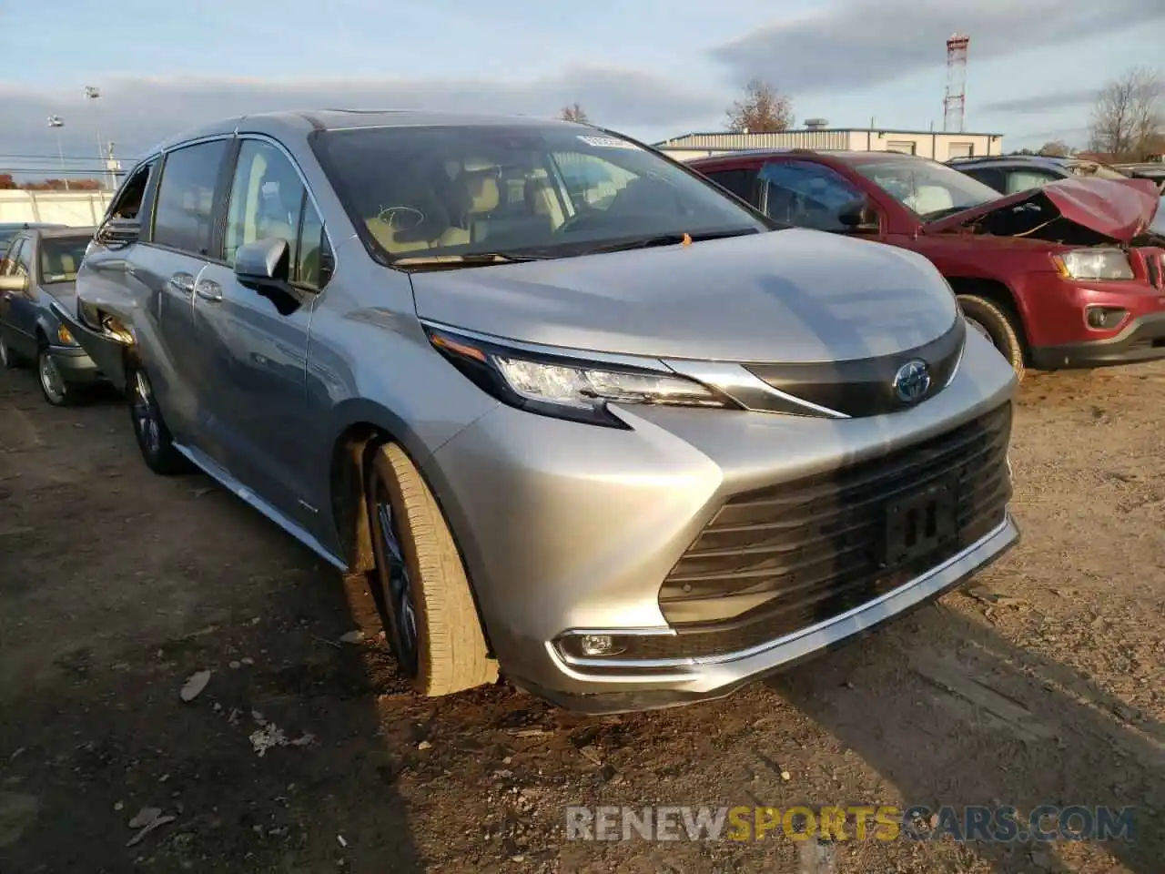 1 Photograph of a damaged car 5TDYRKECXMS019648 TOYOTA SIENNA 2021