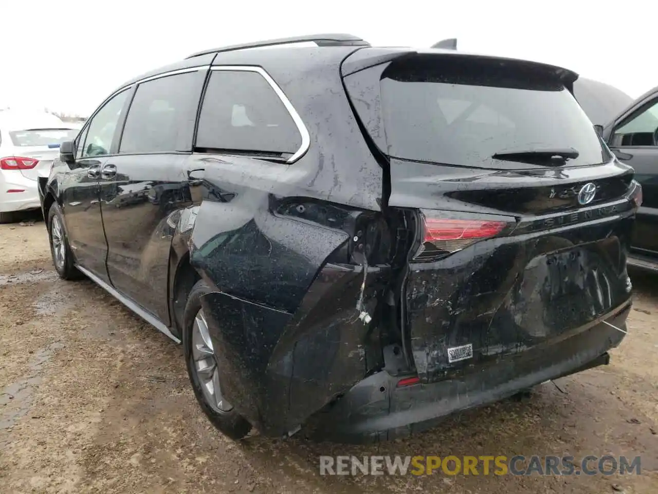 3 Фотография поврежденного автомобиля 5TDYRKECXMS063388 TOYOTA SIENNA 2021